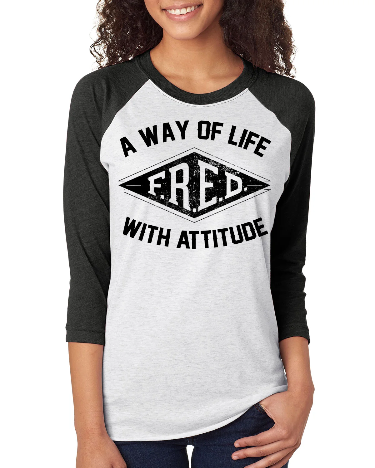 WAY OF LIFE RAGLAN (WHT)