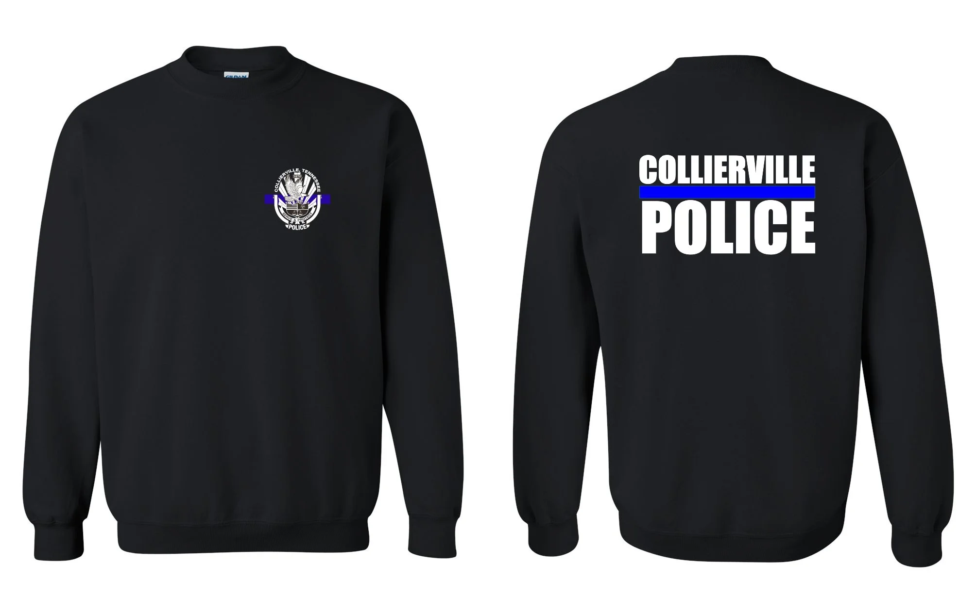 Cotton/Poly Blend Crewneck Fleece Sweatshirt