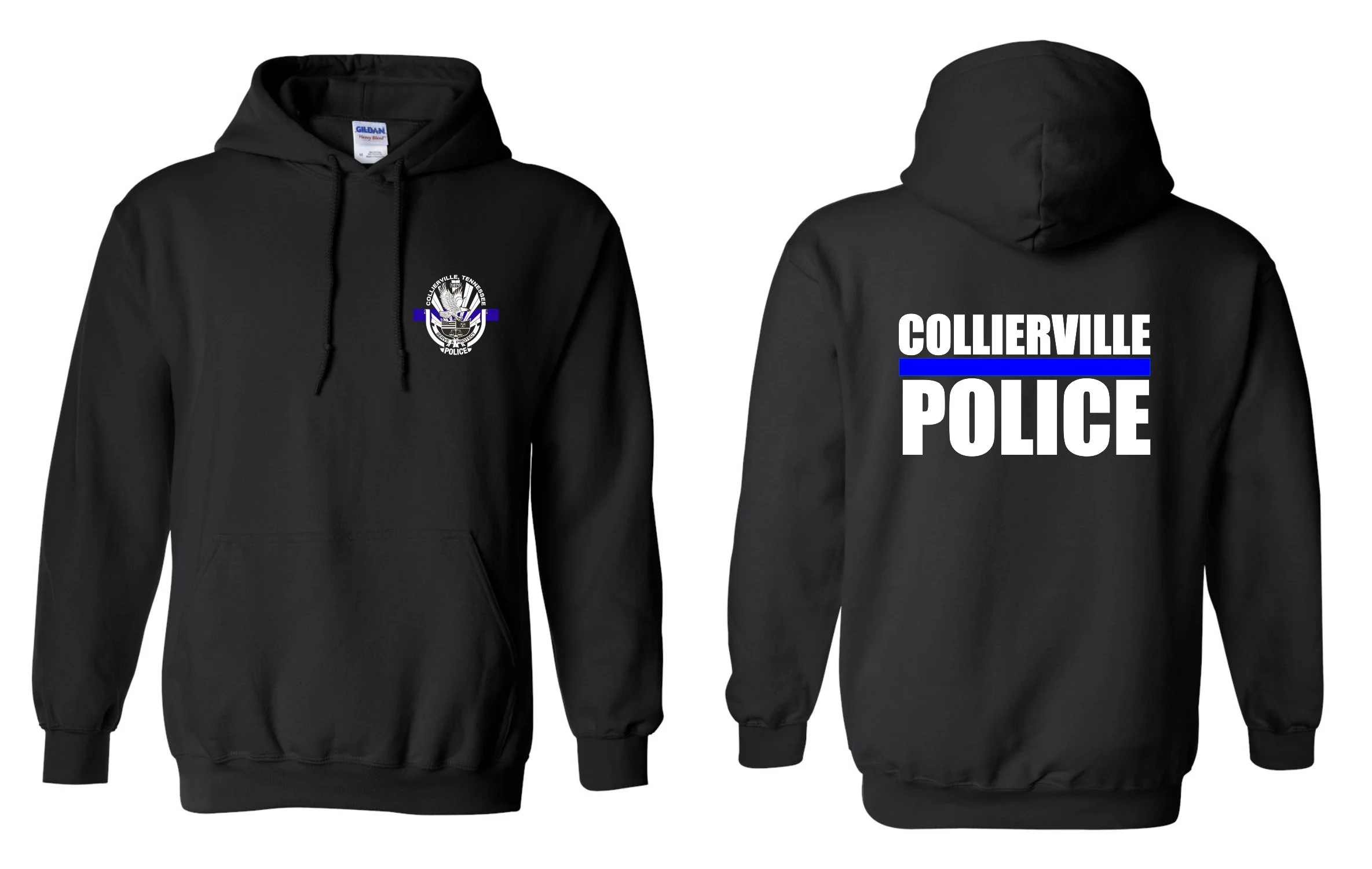 Cotton/Poly Blend Hooded Fleece Sweatshirt