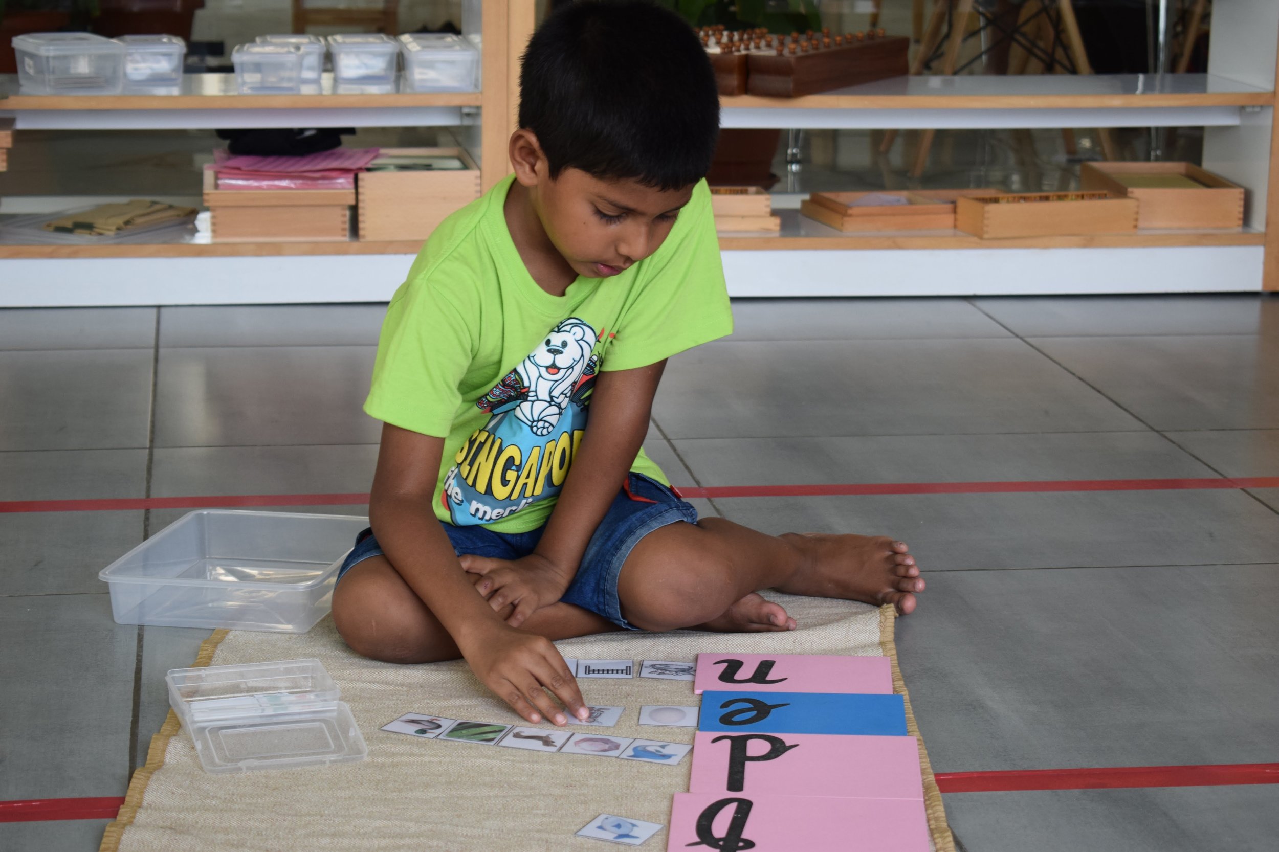 Building words with the movable alphabets