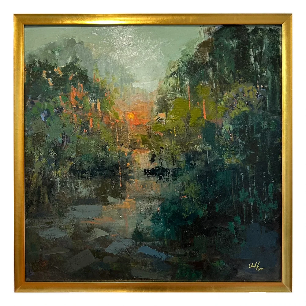 36x36 Original Oil landscape — Chanel Kreuzer's Art
