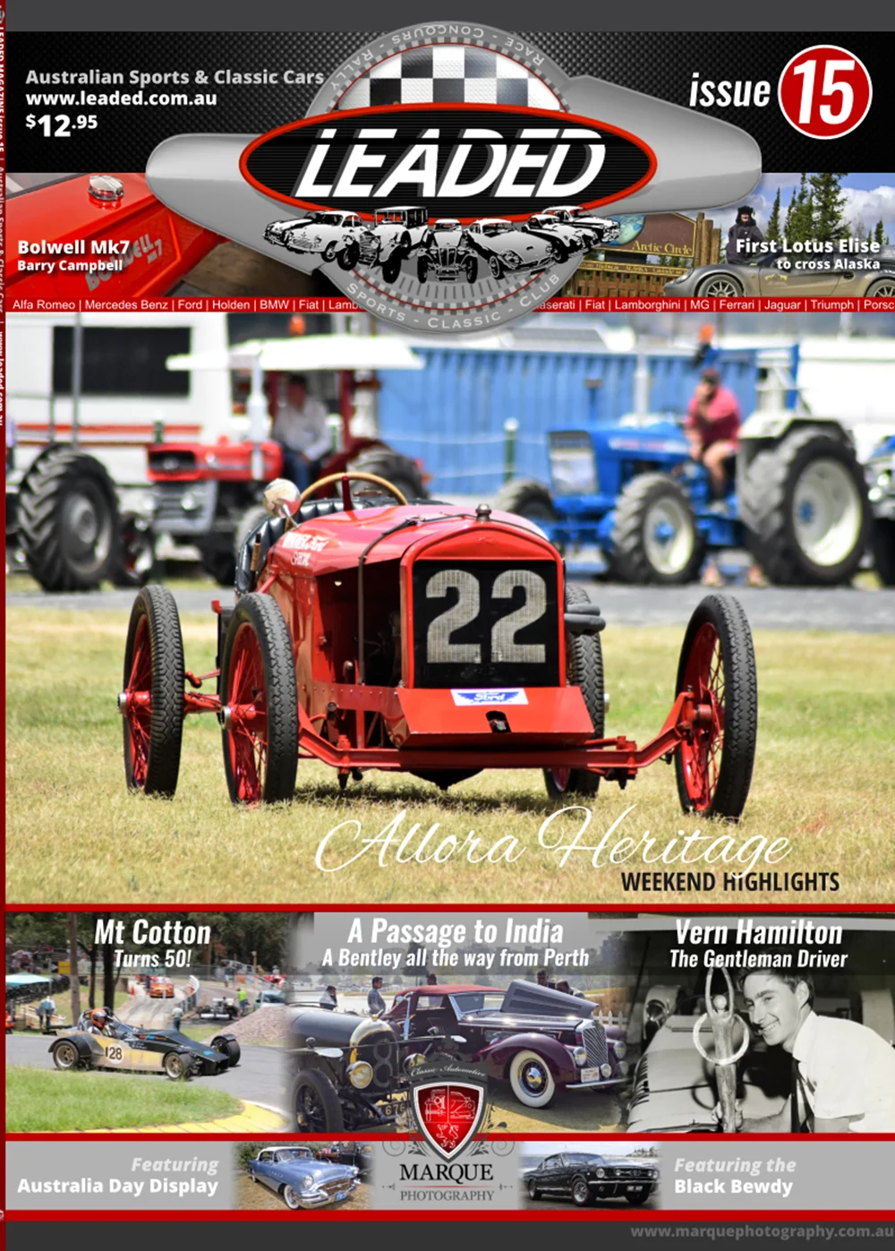ABOUT LEADED Leaded (as in the old fuel) is a high quality quarterly publication dedicated to Australian Car Clubs, Australian Car Club Events, Australian Car Collectors and Enthusiasts. It is obtained through Car Clubs, Automotive Events, the On-line Leaded Store . Leaded is proudly an Independent Australian owned, printed publication by Mark Buchanan of Marque Photography.