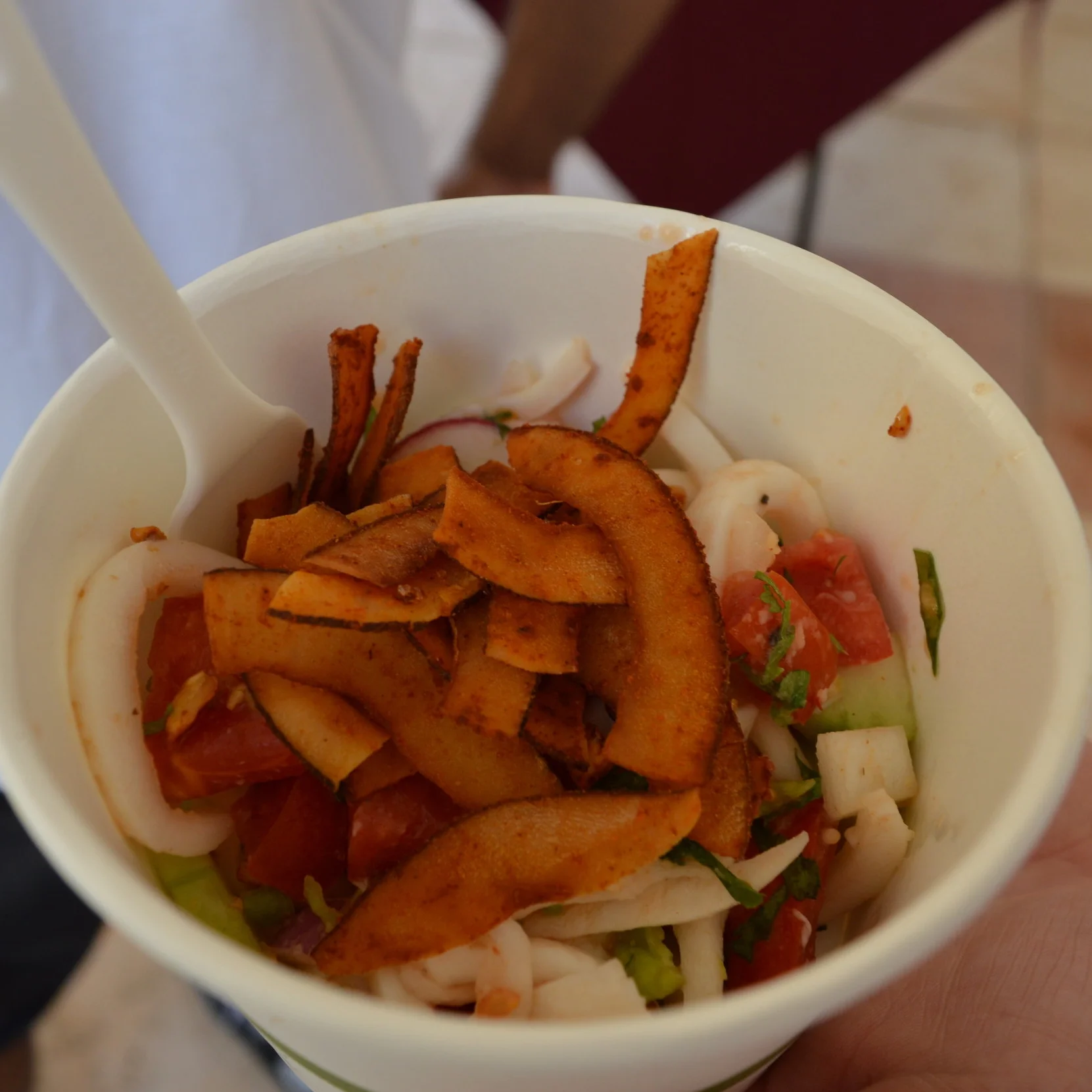 Coconut Ceviche from one of our favourites on island - Vivo