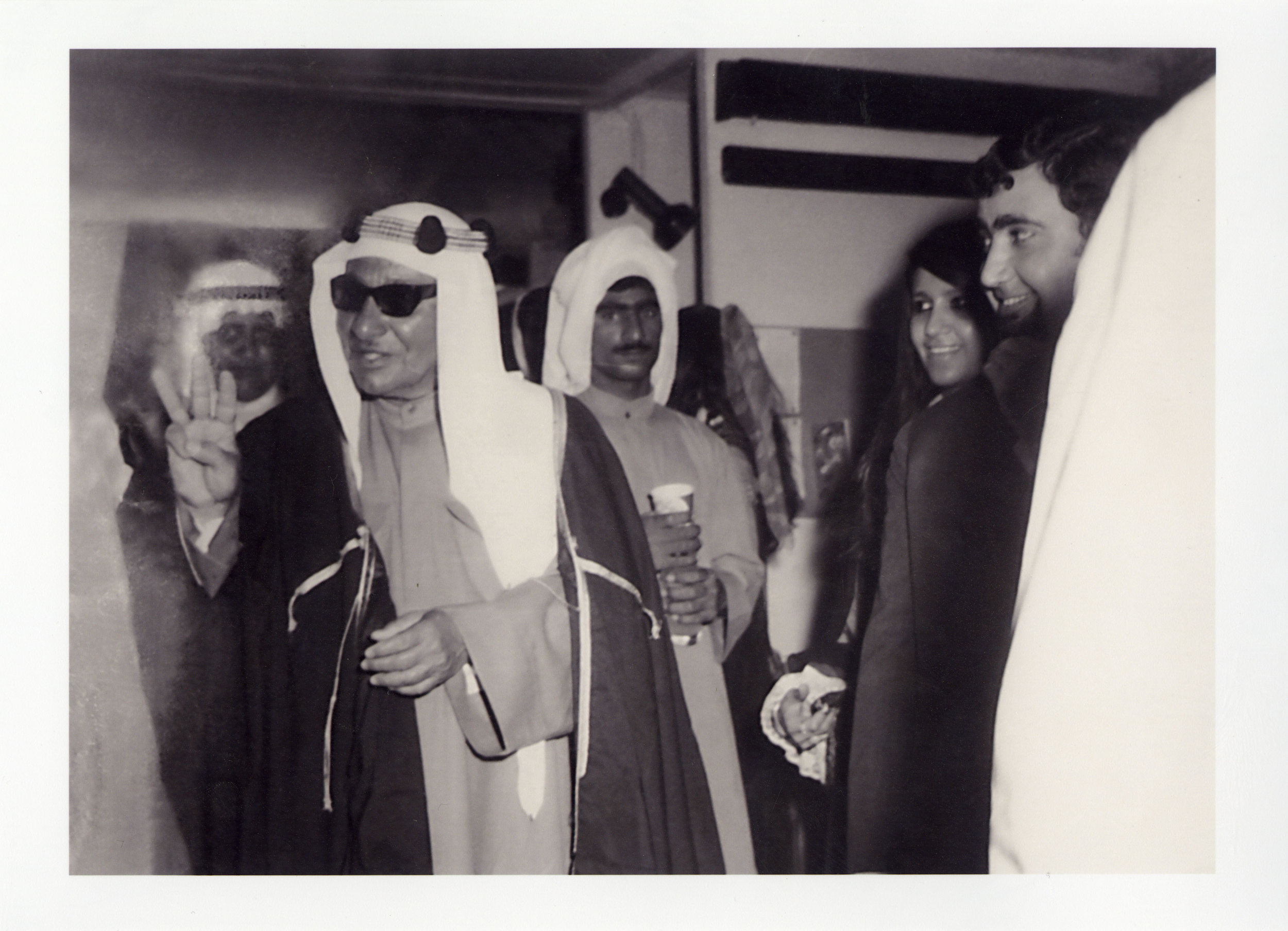From left to Right: Ghazi Sultan With Shiekh Abdullah Al Jaber Al Sabah