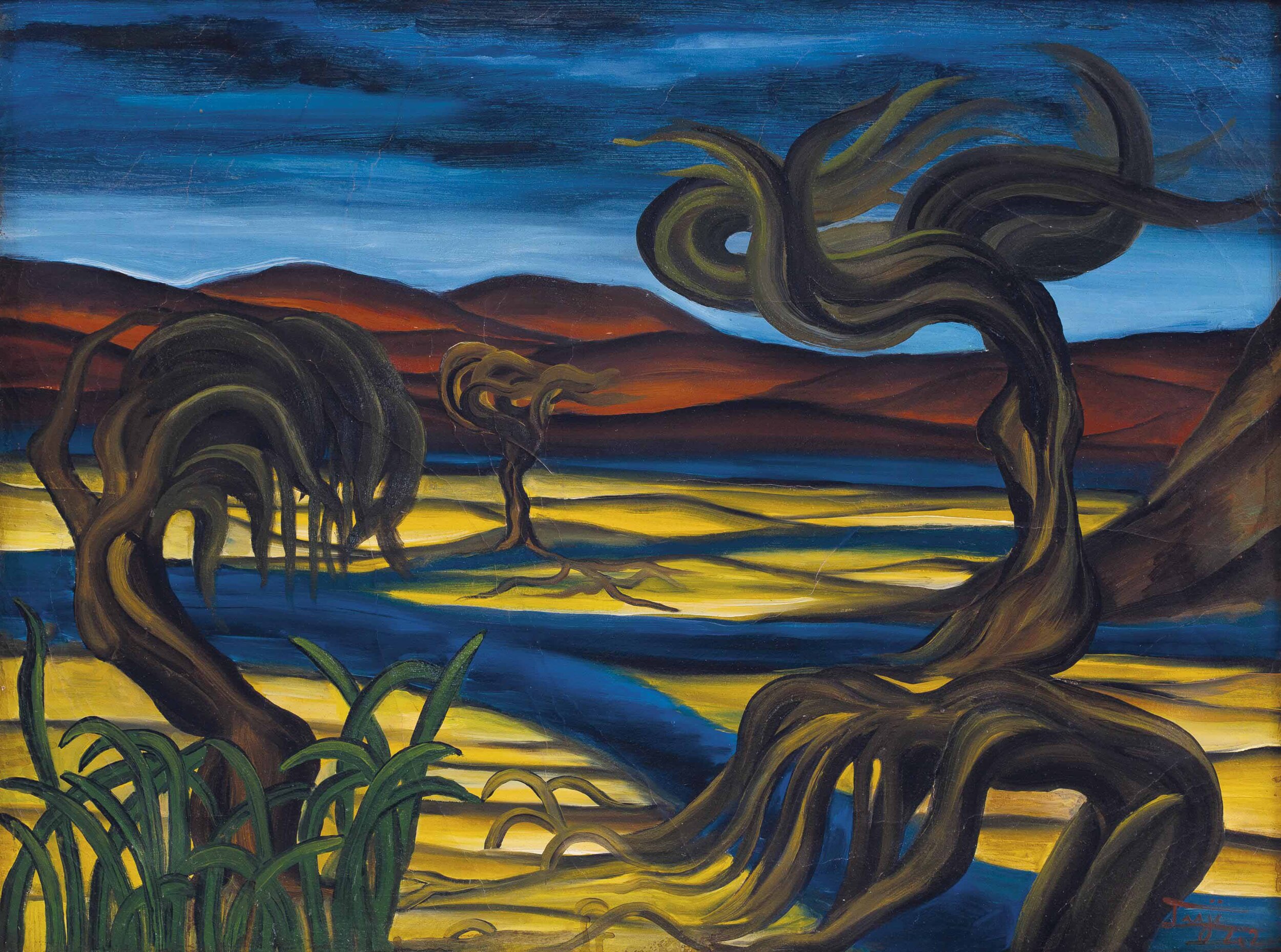 Inji Efflatoun, 'Untitled', 1942, oil on canvas, 60 x 80.2cm. Image courtesy of Christie's Images Ltd.