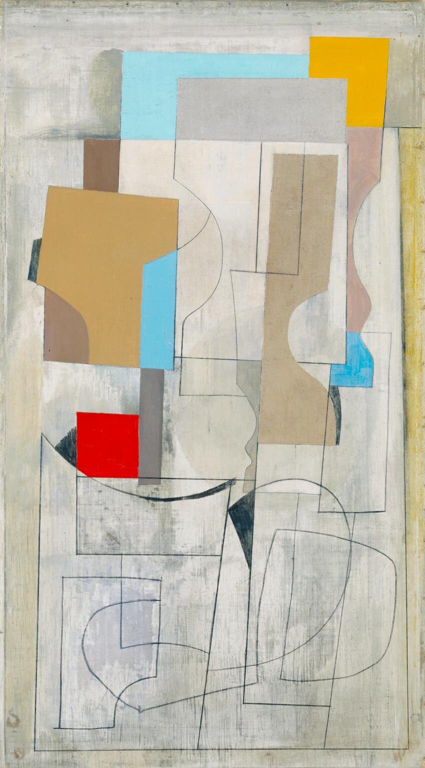 Ben Nicholson OM  Feb 28-53 (vertical seconds) 1953. Image courtesy of Tate, UK.