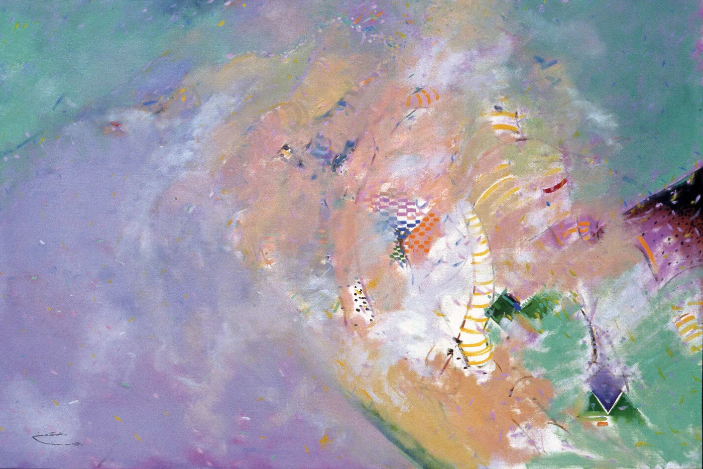 Abstract Figurative III, oil on canvas, 1989.. Image courtesy of the artist.