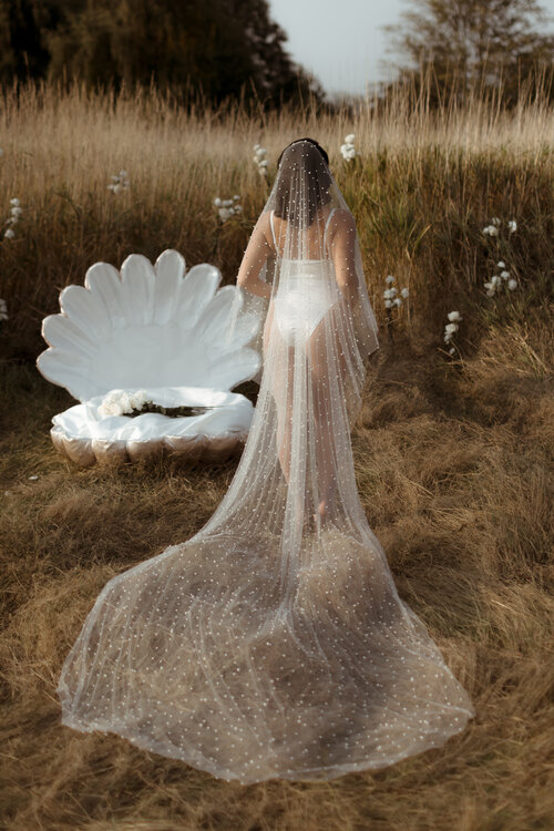 The Pearl Wedding Veil — JANE RHYAN