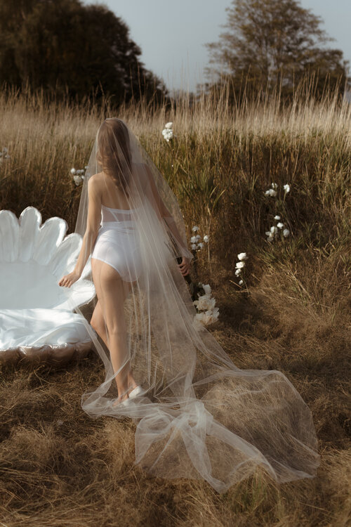 The Pearl Wedding Veil — JANE RHYAN