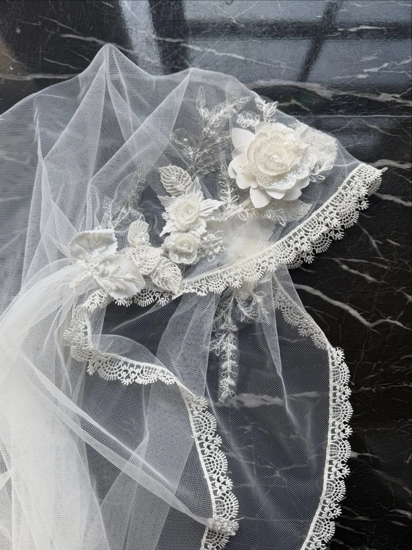 Working on a Juliette/cap style veil to add to the collection, what do you think?
#fortheromantics