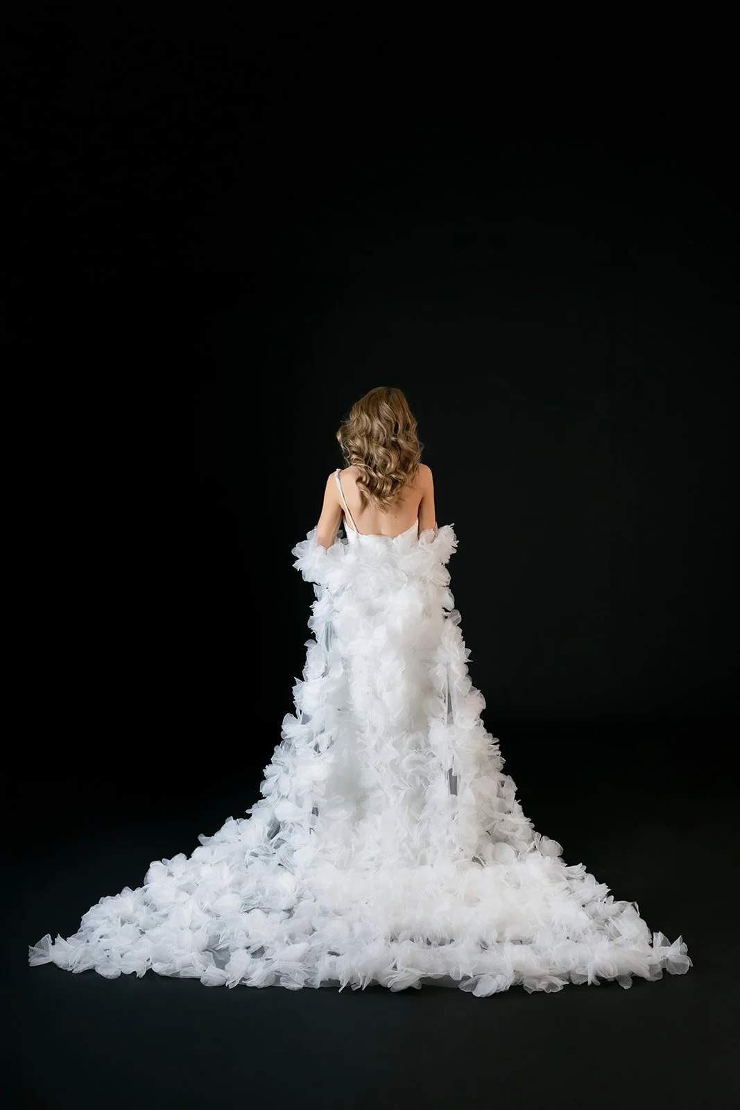 TexturedOrganzaFloralCapeVeilBack .jpg