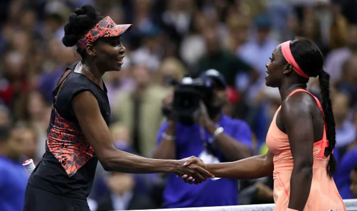 Venus(l.) and Sloane(r.) duked it out like two prizefighters for what seemed like an eternity in the third set of their matchup, with Stephens eventually besting Williams in the end to win the match.