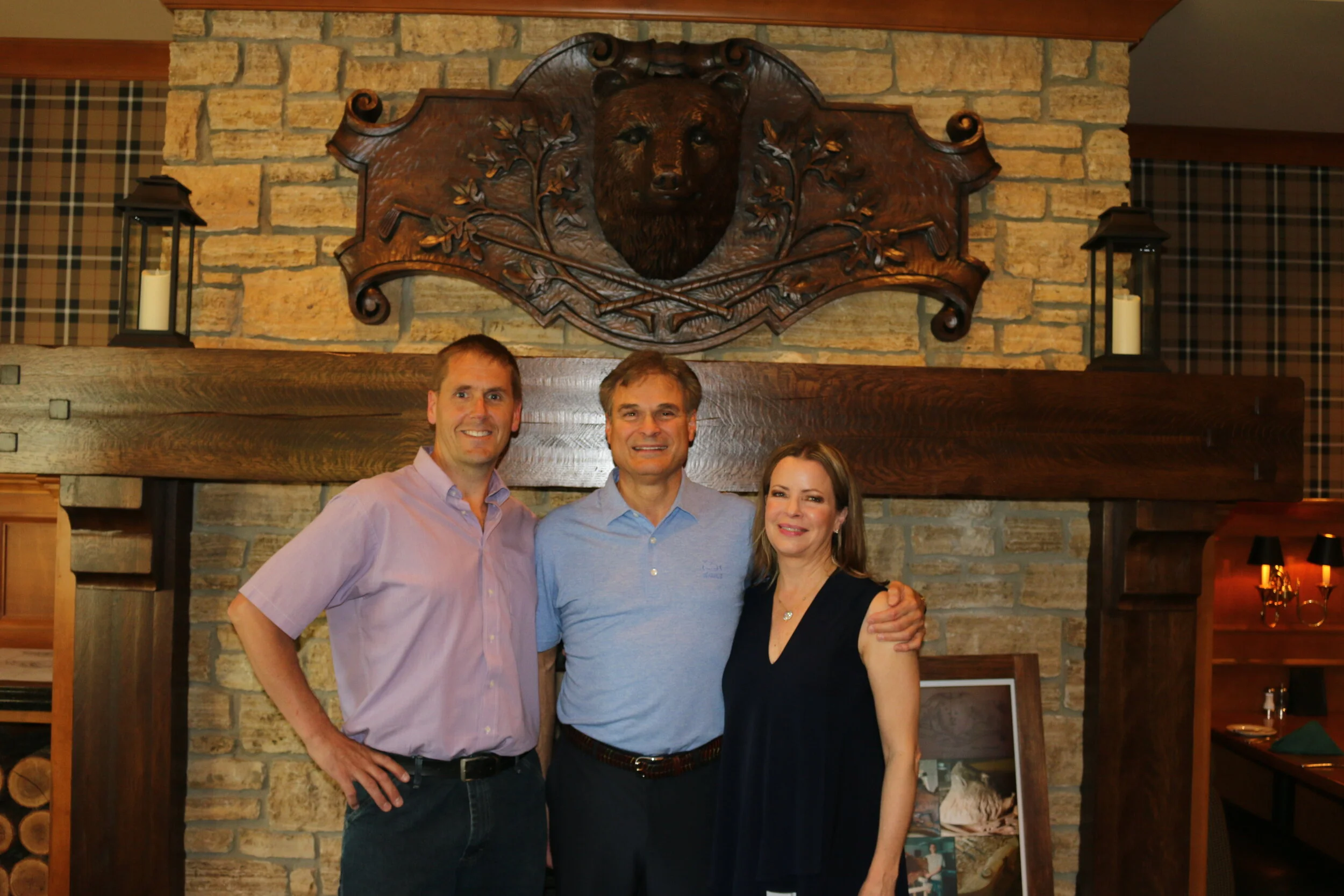 Bearpath Country Club trophy carving.