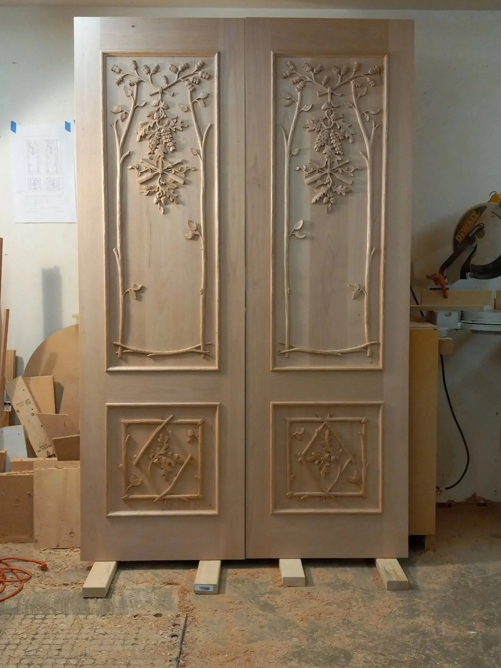 Adirondack style interior doors