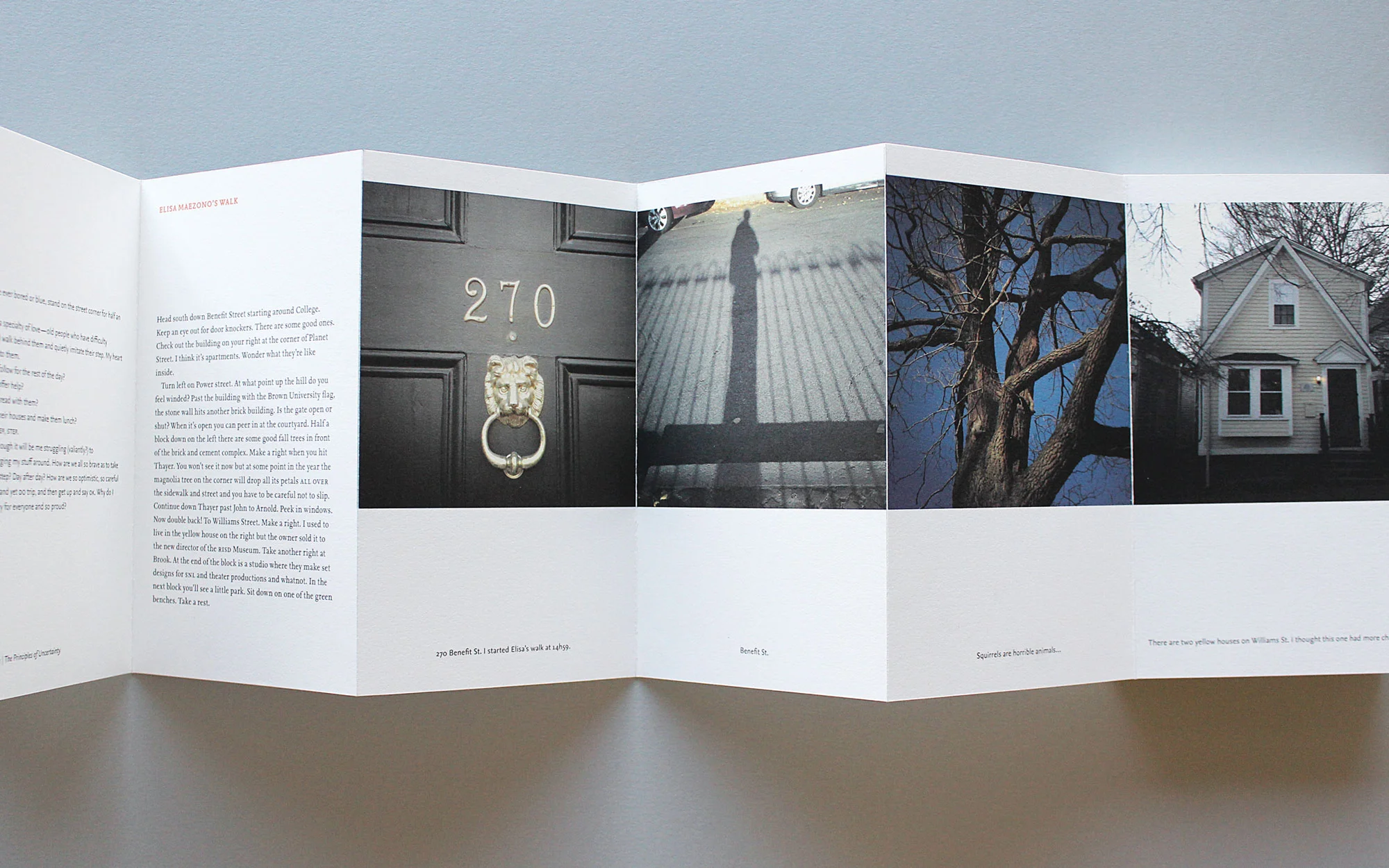What I Talk About When I Talk About Walking (self-initiated) / RISD