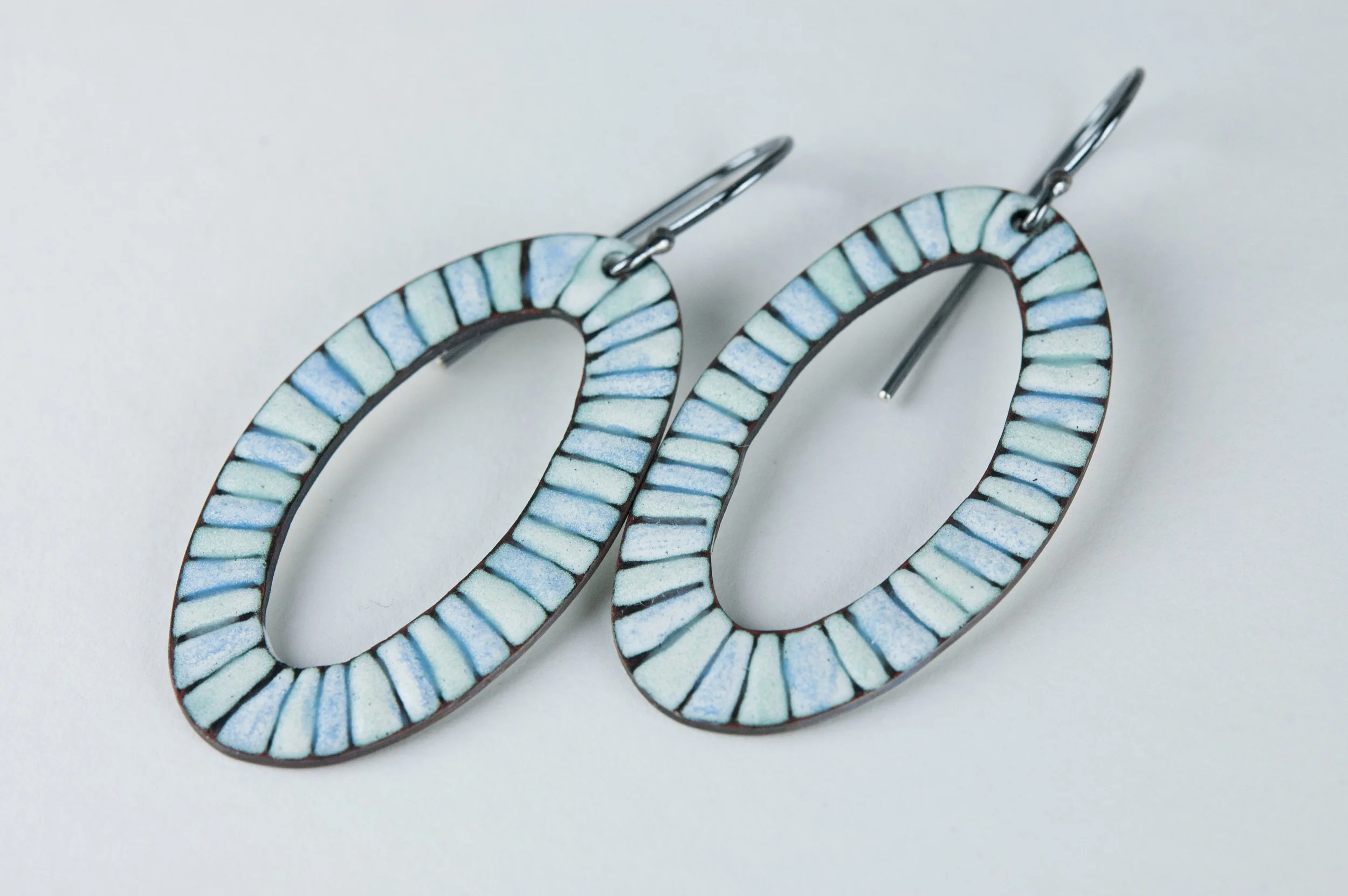 Contemporary Enamel and Silver Jewelry by Tammi Sloan of My Brown Wren