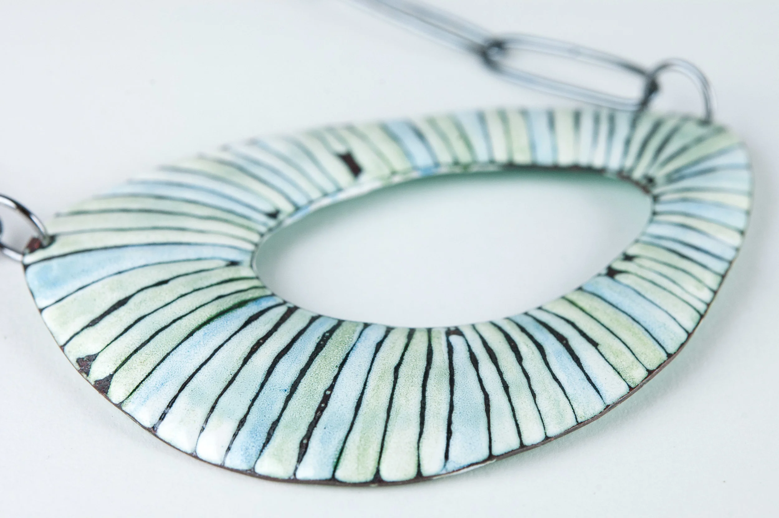 Contemporary Enamel and Silver Jewelry by Tammi Sloan of My Brown Wren