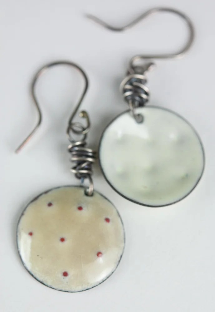 Contemporary Enamel and Silver Jewelry by Tammi Sloan of My Brown Wren