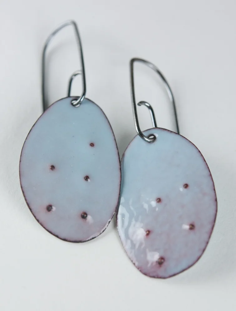 Contemporary Enamel and Silver Jewelry by Tammi Sloan of My Brown Wren