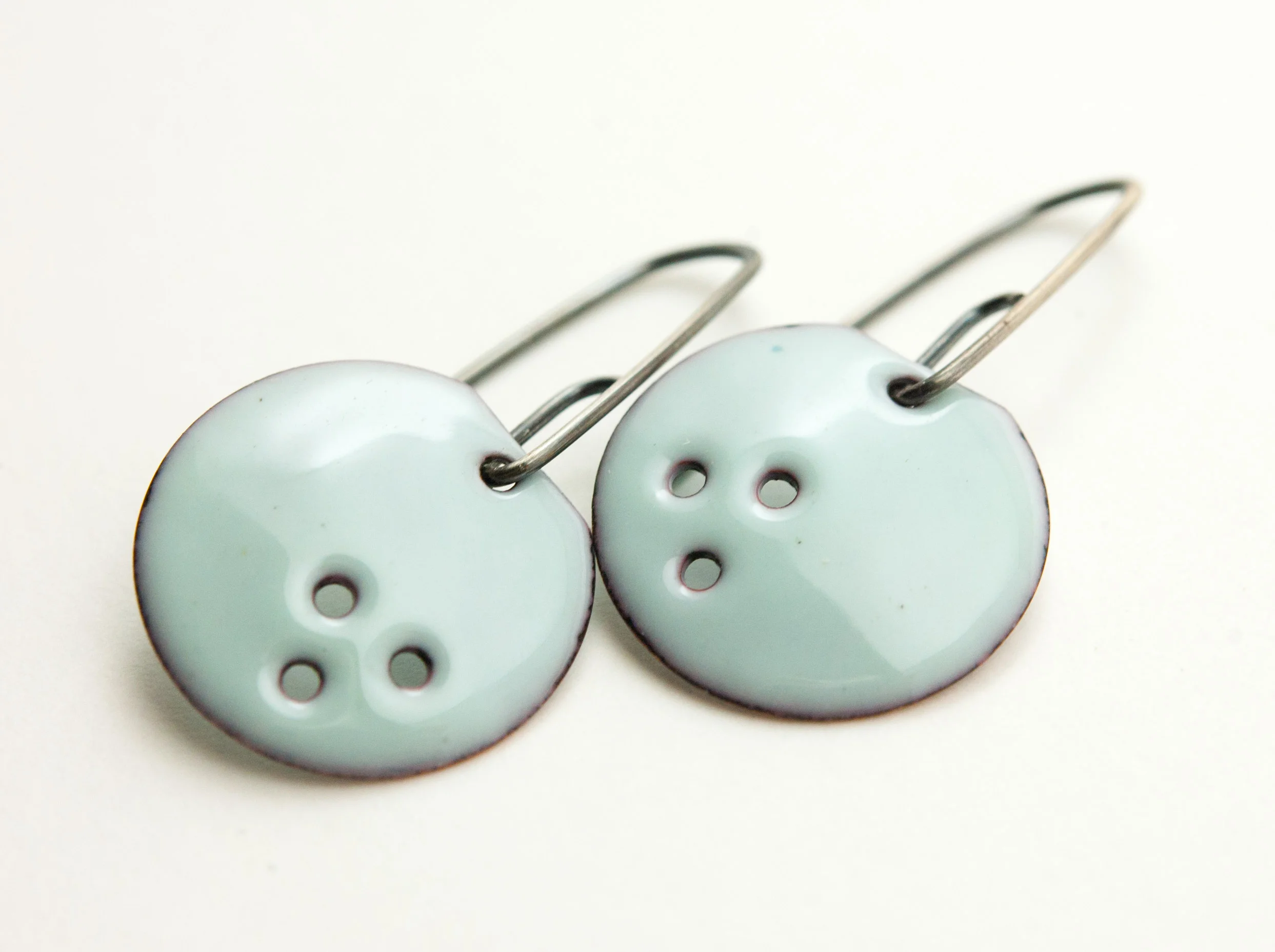 Contemporary Enamel and Silver Jewelry by Tammi Sloan of My Brown Wren