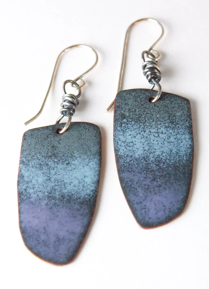 Contemporary Enamel and Silver Jewelry by Tammi Sloan of My Brown Wren