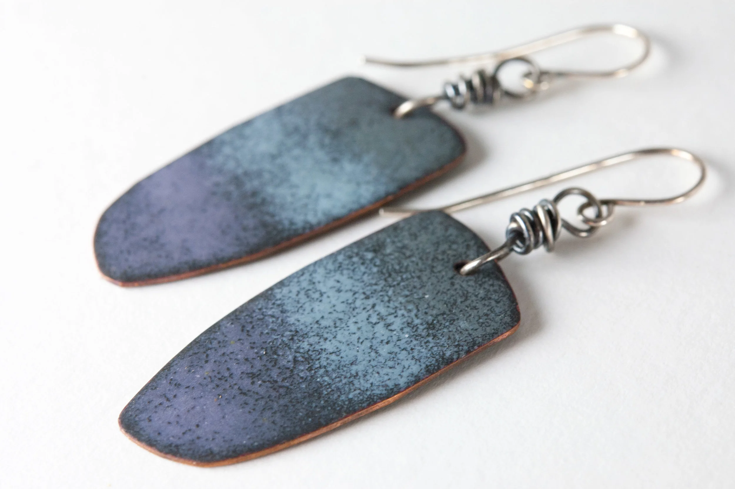 Contemporary Enamel and Silver Jewelry by Tammi Sloan of My Brown Wren
