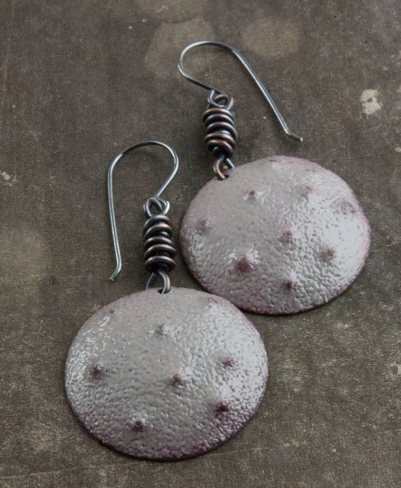 Contemporary Enamel and Silver Jewelry by Tammi Sloan of My Brown Wren