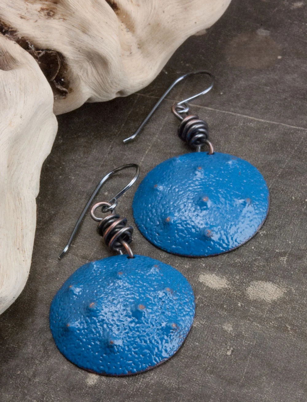 Contemporary Enamel and Silver Jewelry by Tammi Sloan of My Brown Wren