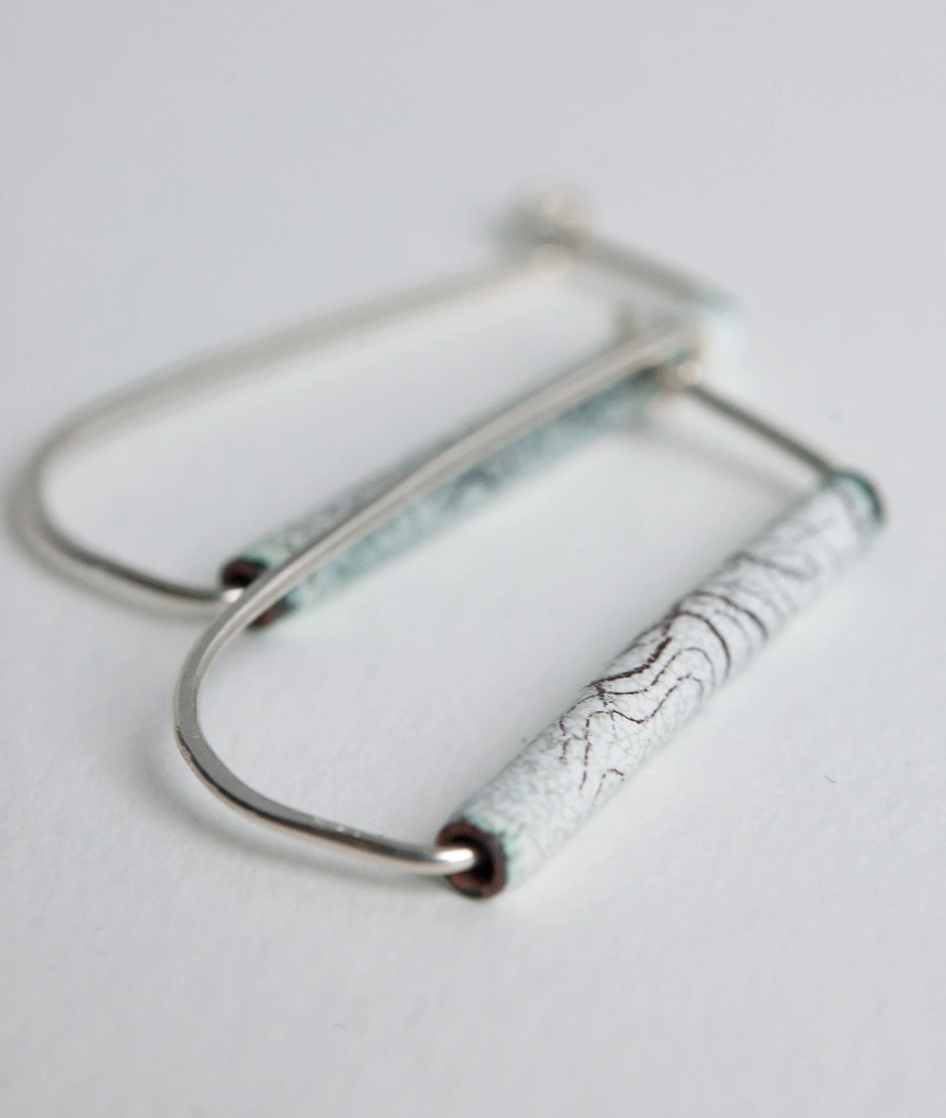 Topographic Enamel Jewelry by Tammi Sloan of My Brown Wren