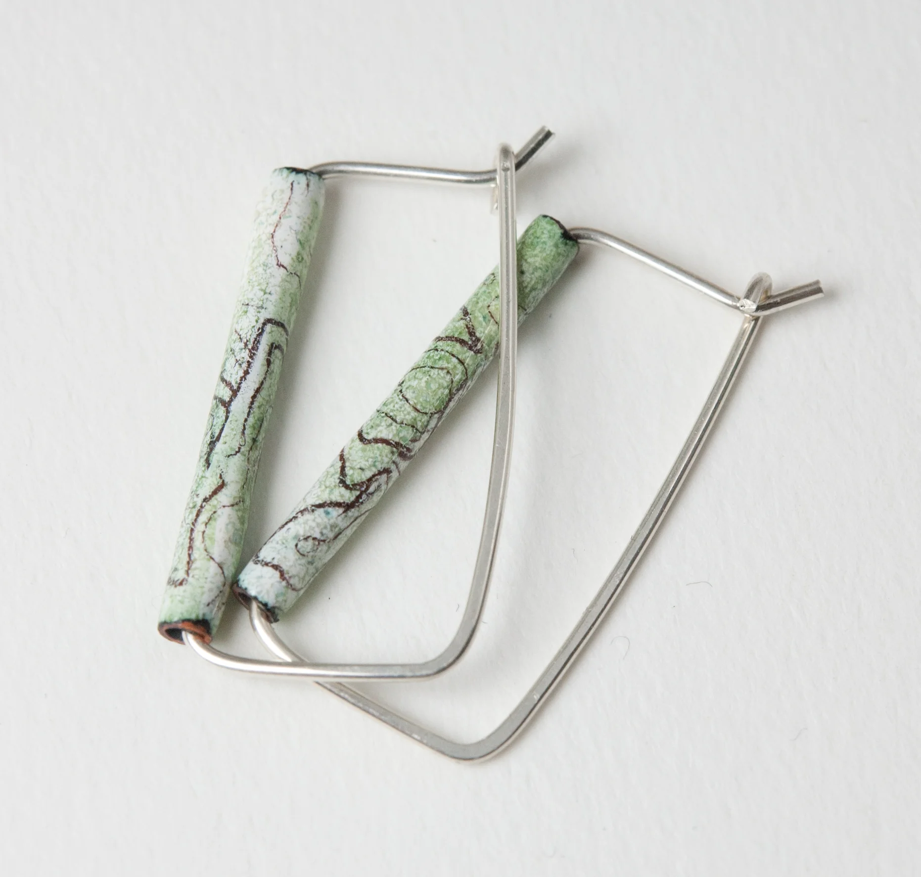 Topographic Enamel Jewelry by Tammi Sloan of My Brown Wren