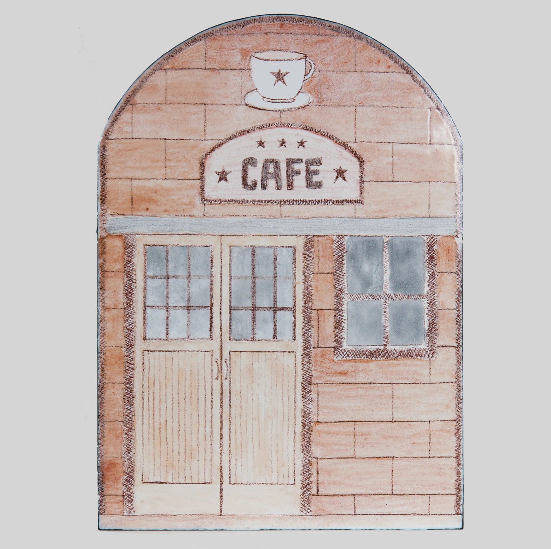 Useless Bay Coffee Enamel Wall Art by Tammi Sloan of My Brown Wren