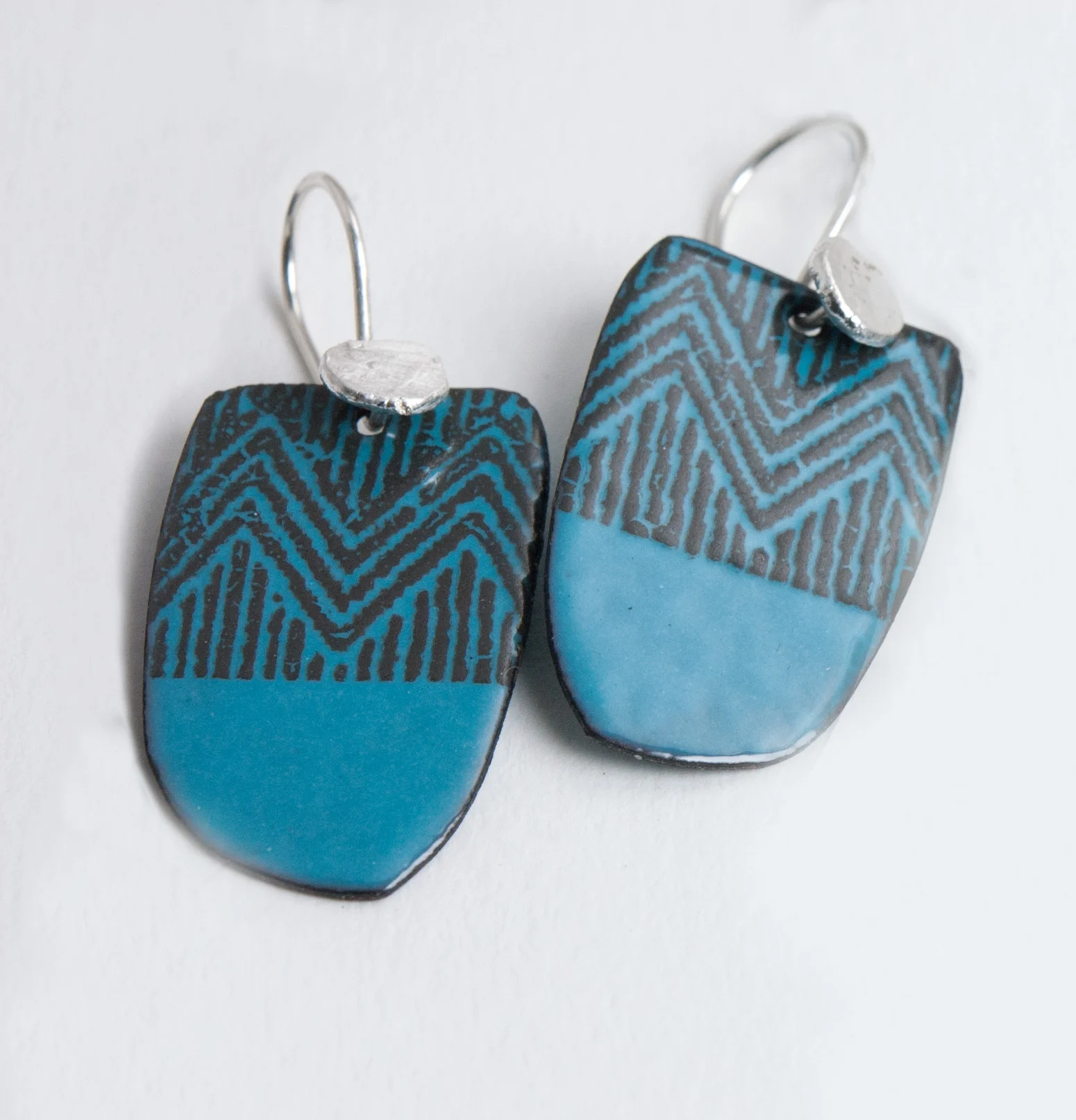 contemporary enamel jewelry by my brown wren
