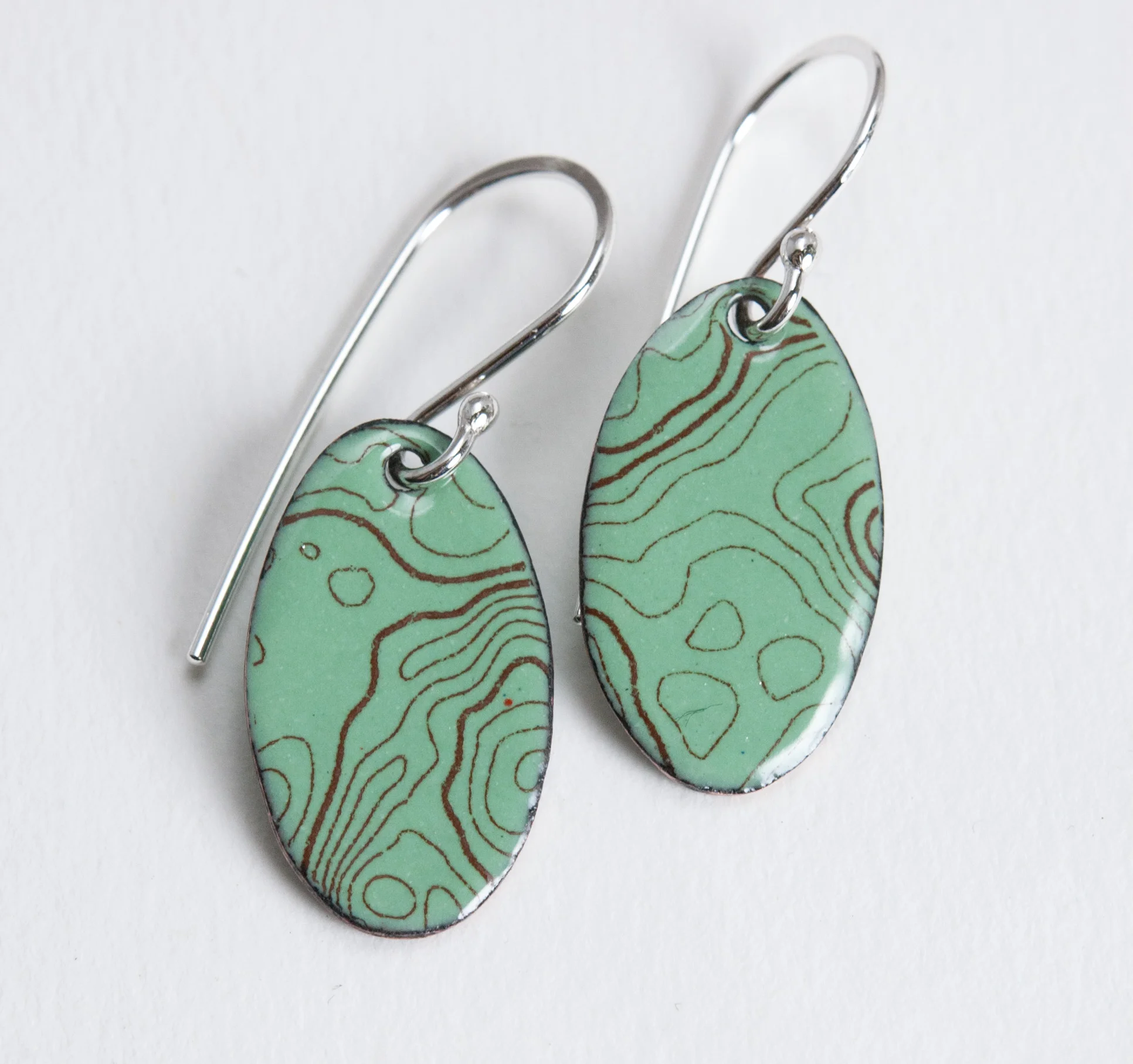 Contemporary Enamel Jewelry by Tammi Sloan of My Brown Wren