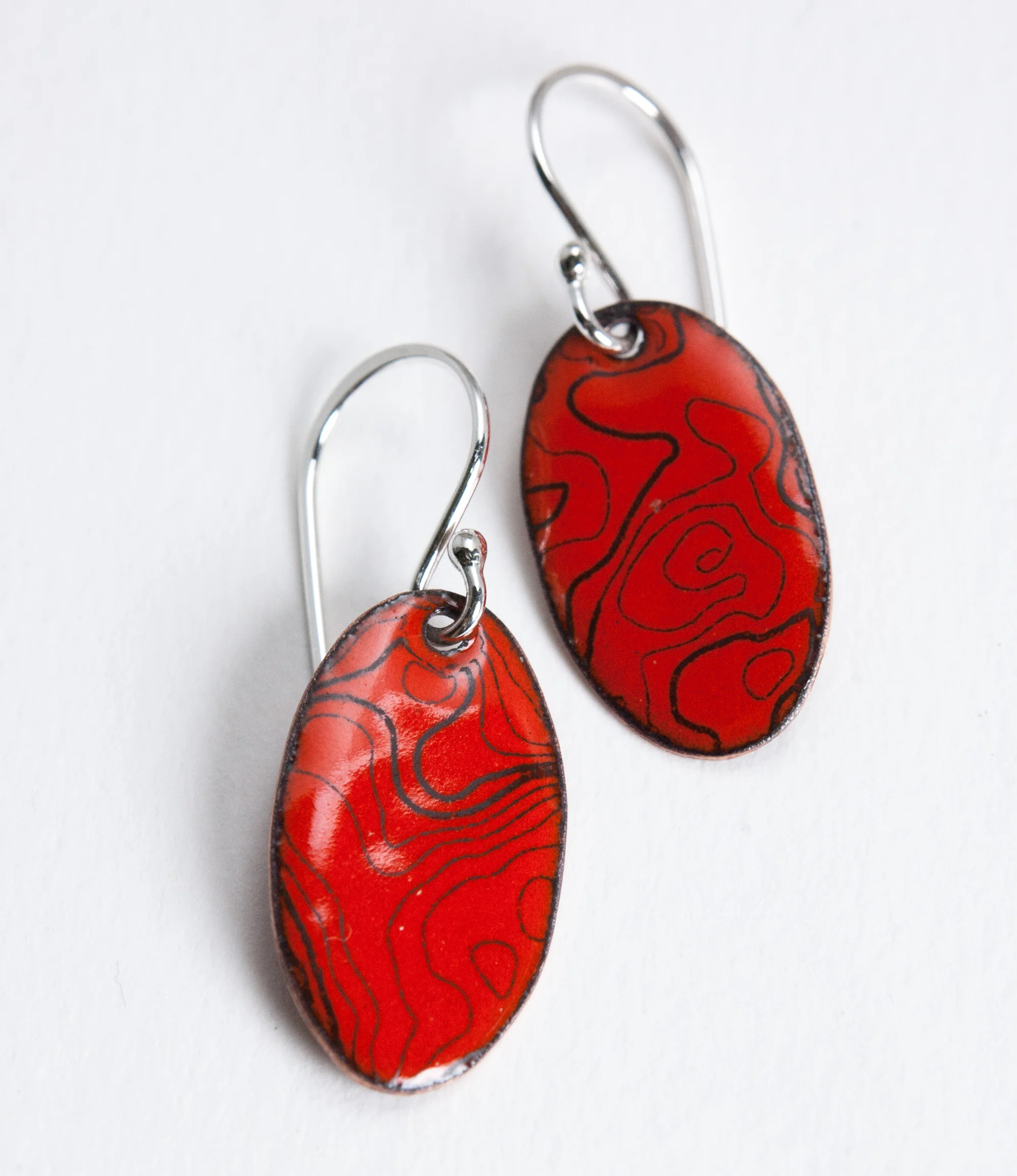 Contemporary Enamel Jewelry by Tammi Sloan of My Brown Wren