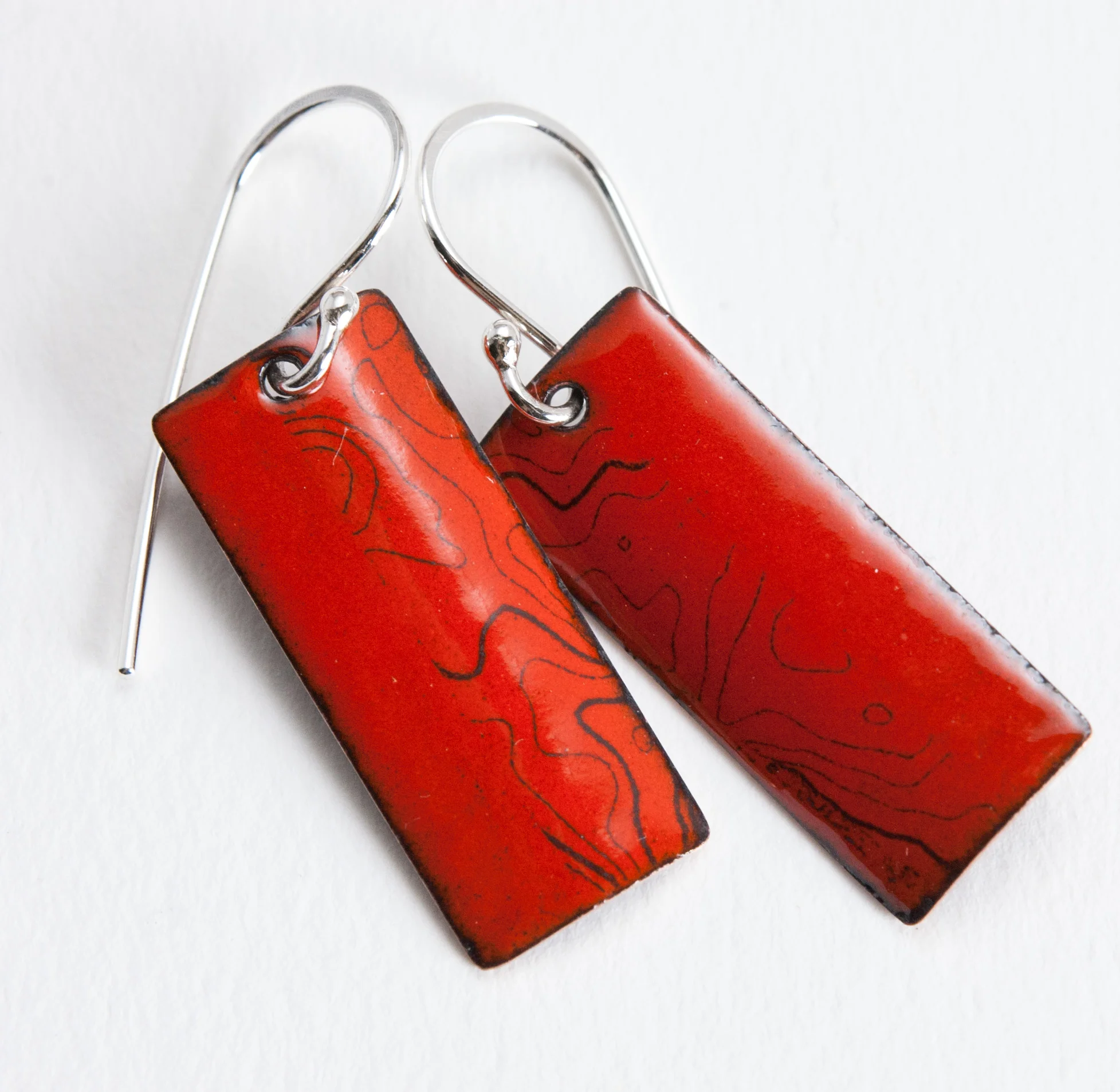 Contemporary Enamel Jewelry by Tammi Sloan of My Brown Wren