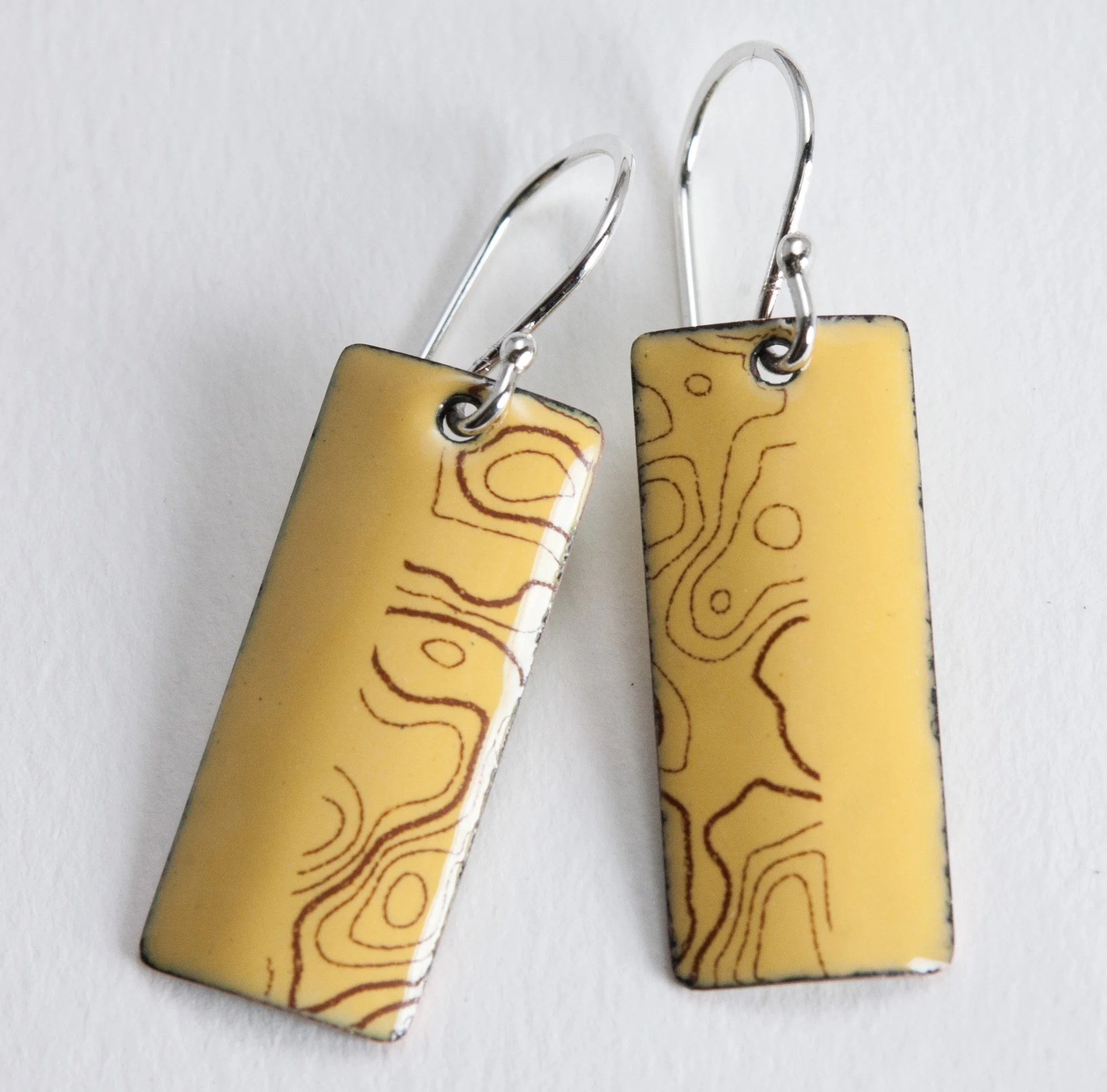 Contemporary Enamel Jewelry by Tammi Sloan of My Brown Wren