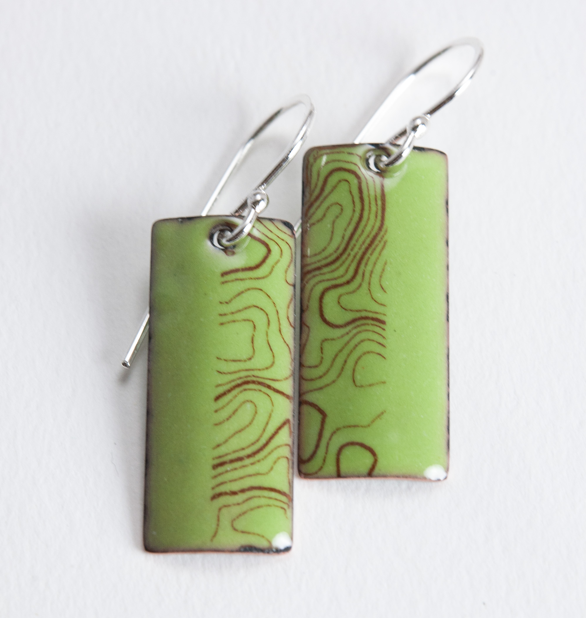 Contemporary Enamel Jewelry by Tammi Sloan of My Brown Wren