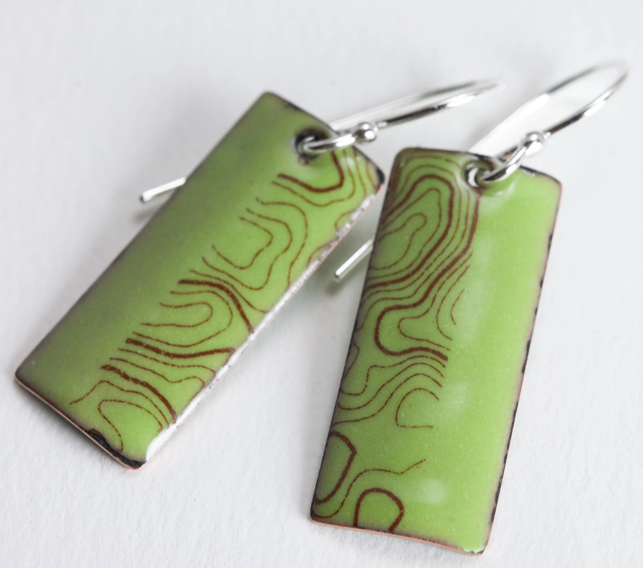Contemporary Enamel Jewelry by Tammi Sloan of My Brown Wren