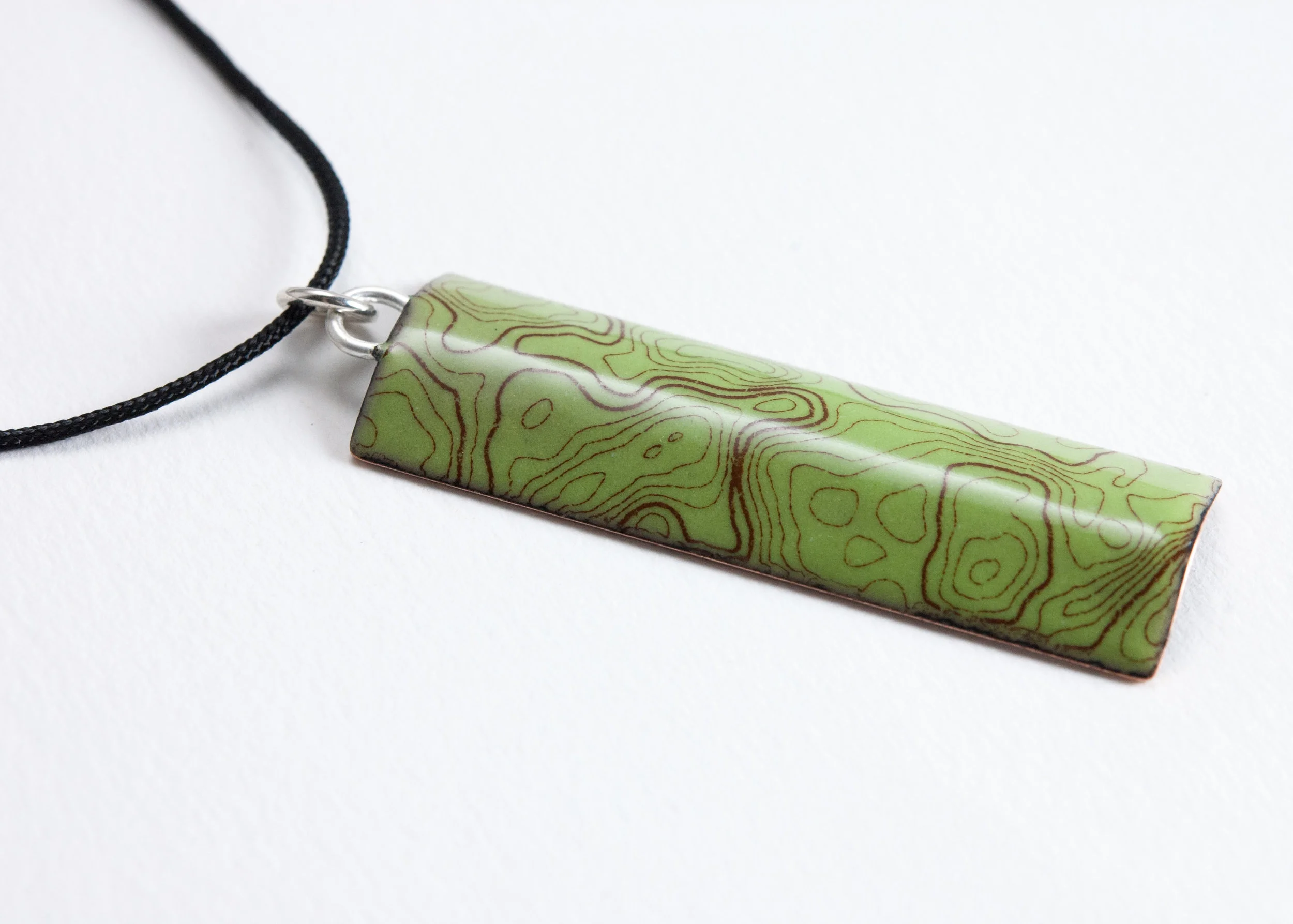 Contemporary Enamel Jewelry by Tammi Sloan of My Brown Wren