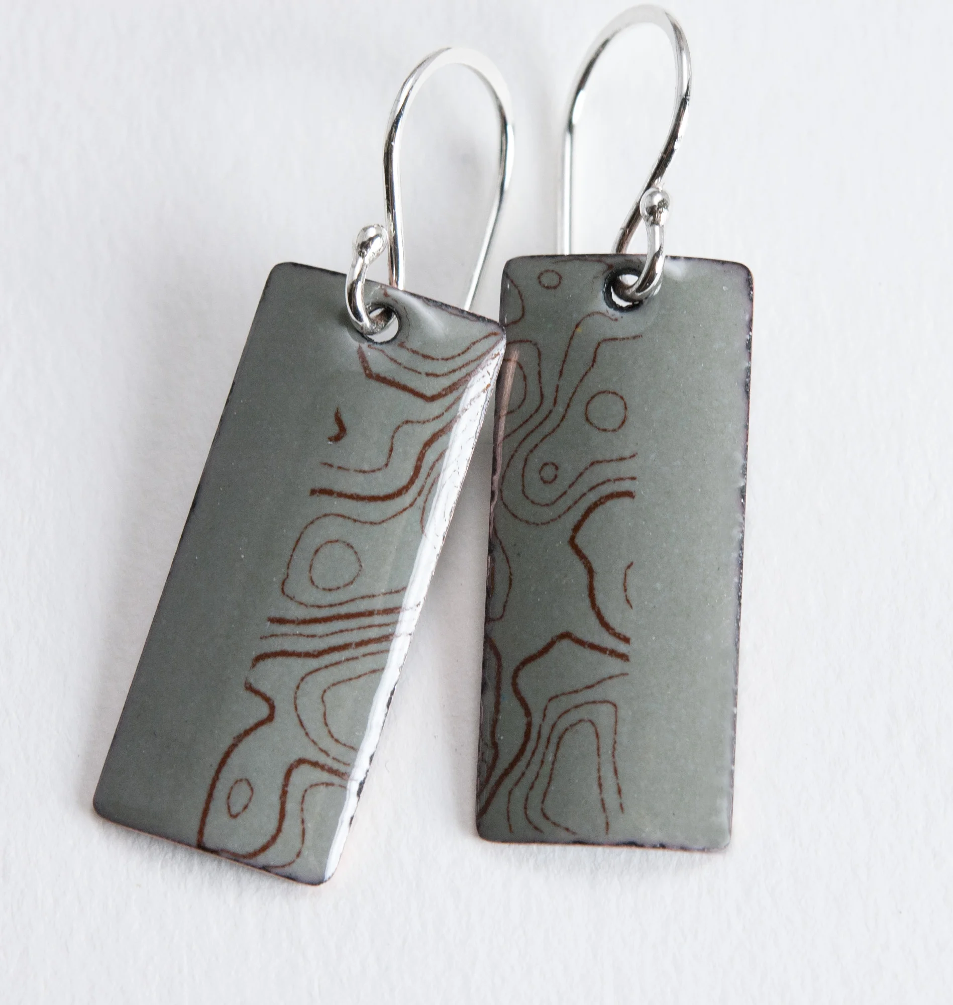 Contemporary Enamel Jewelry by Tammi Sloan of My Brown Wren