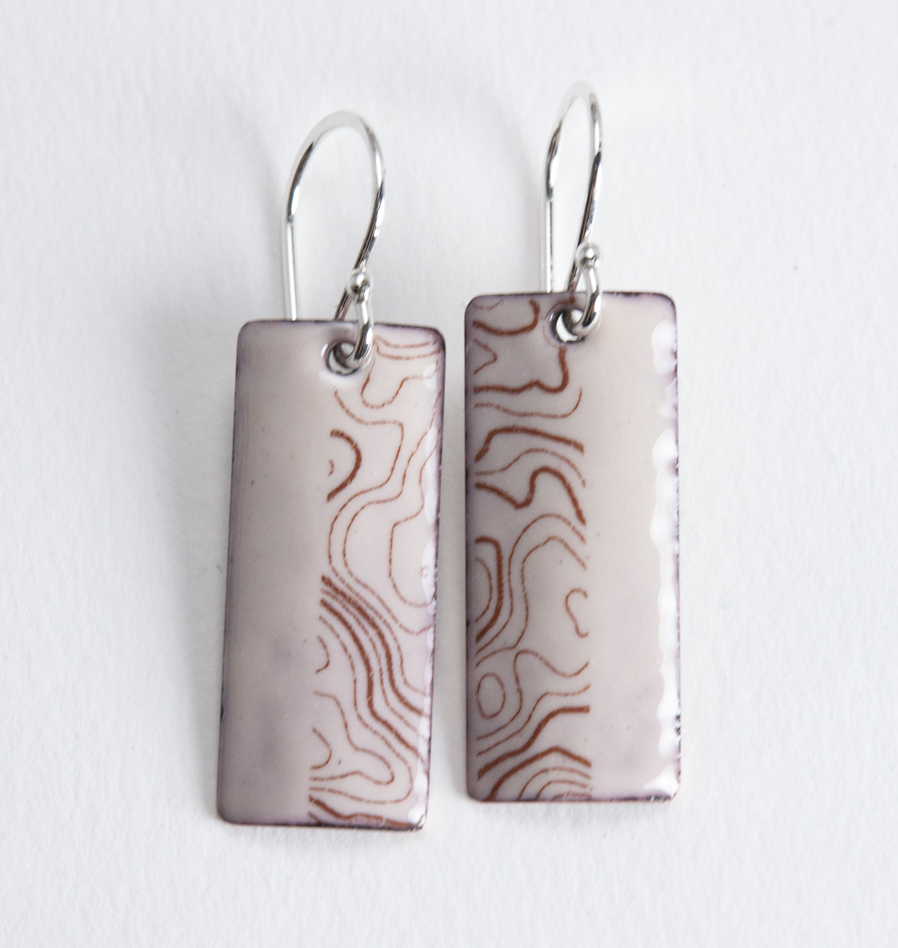Contemporary Enamel Jewelry by Tammi Sloan of My Brown Wren