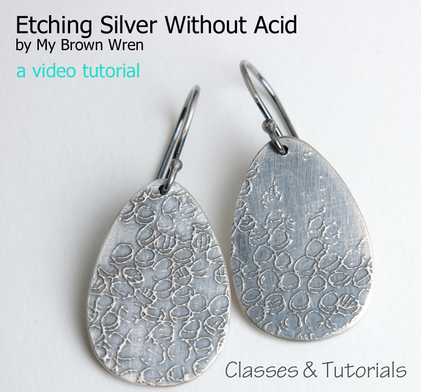 Etching Silver Without Acid Digital Tutorial