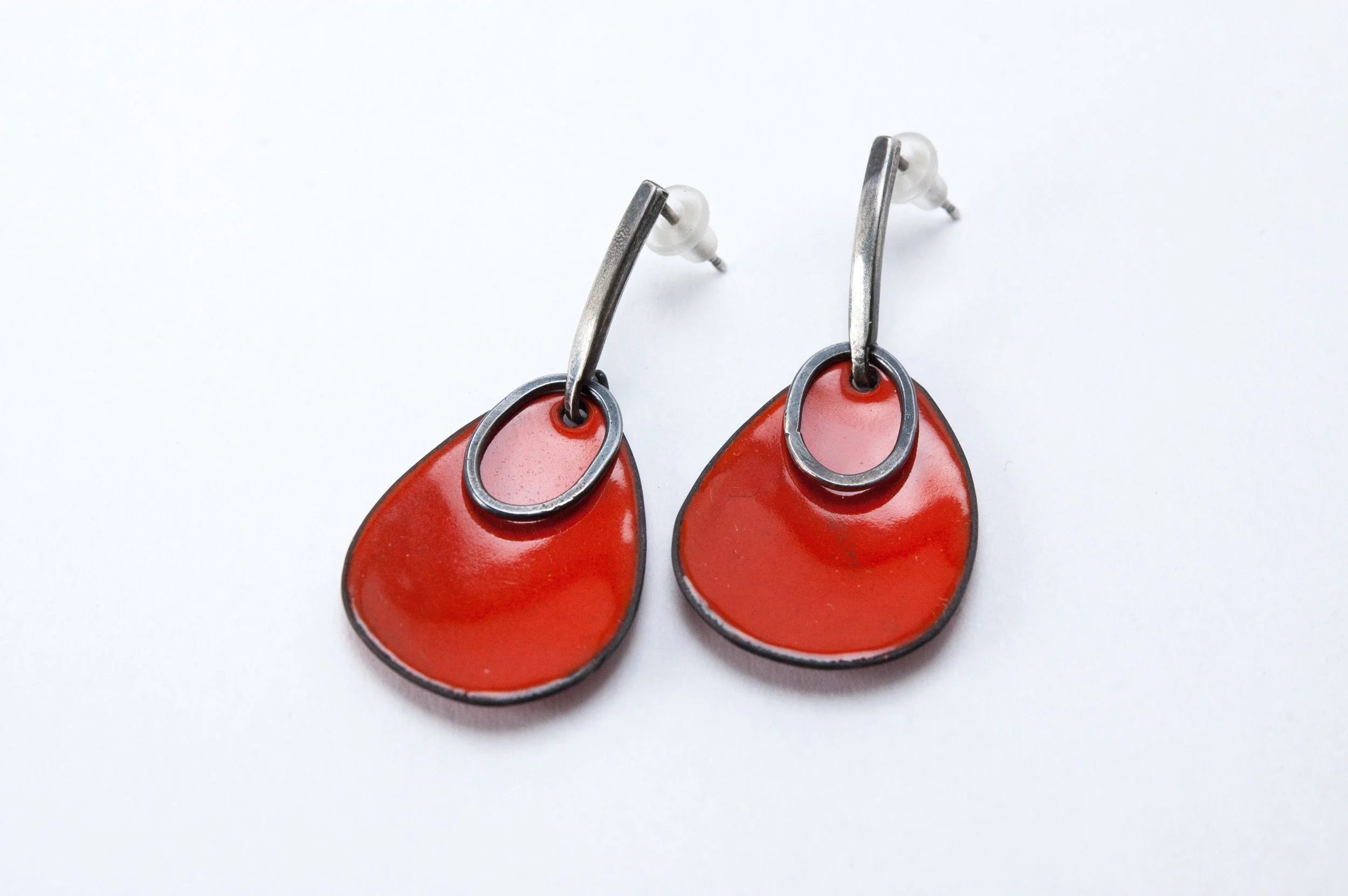 Contemporary Enamel Jewelry by Tammi Sloan of My Brown Wren