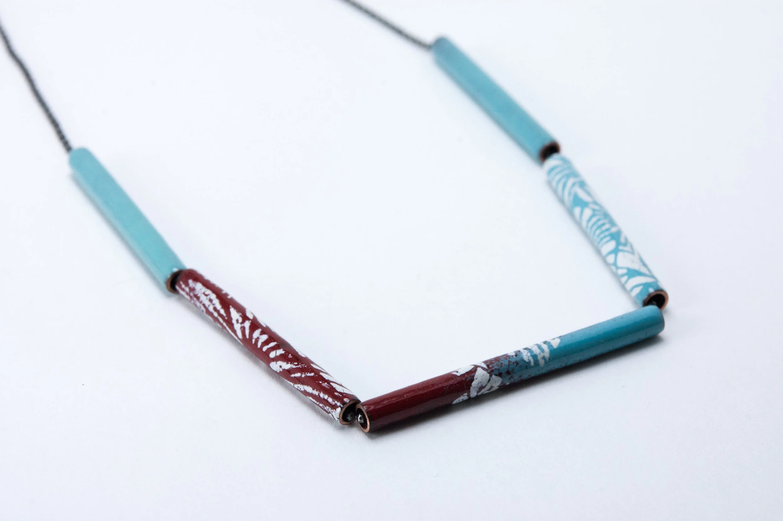Contemporary Enamel Jewelry by Tammi Sloan of My Brown Wren