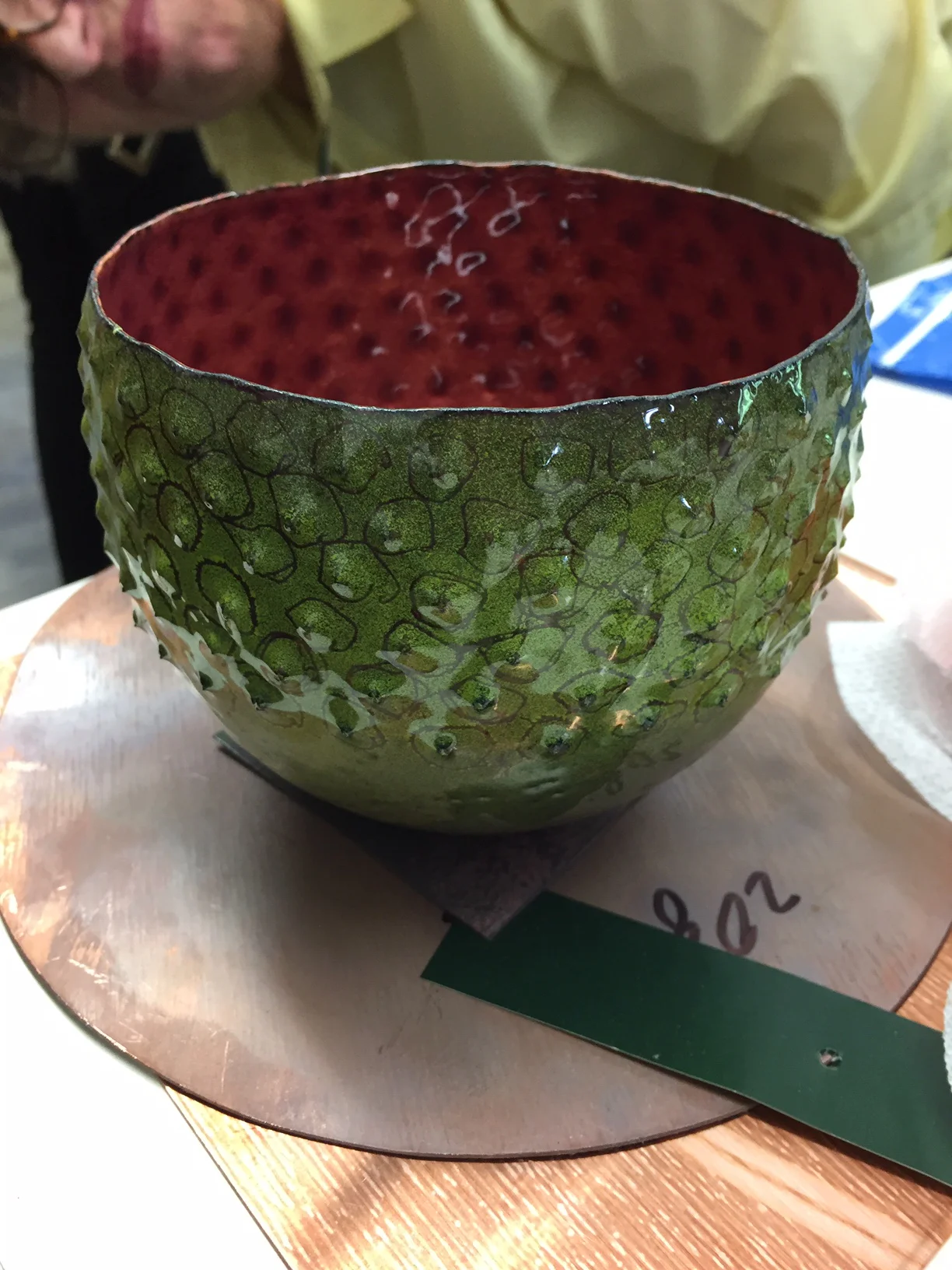 Bowl in process - by Sarah Perkins
