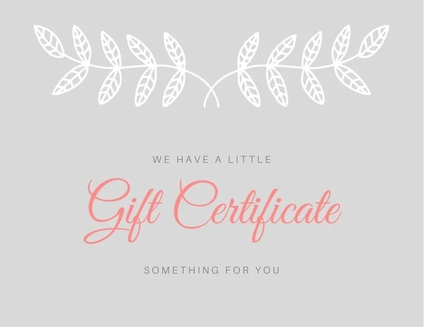 Gift Certificate