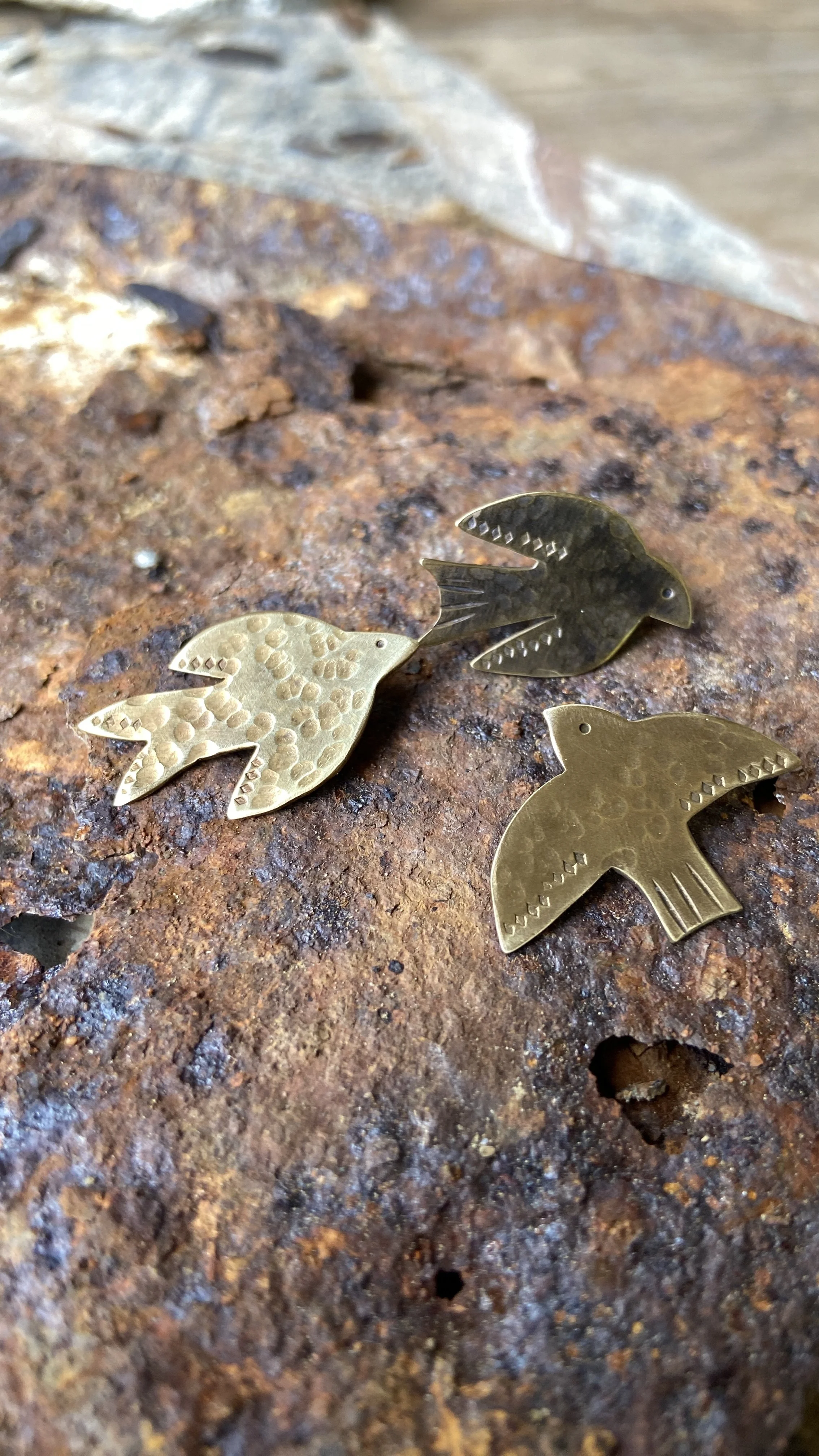 Steadfast Bird Pin