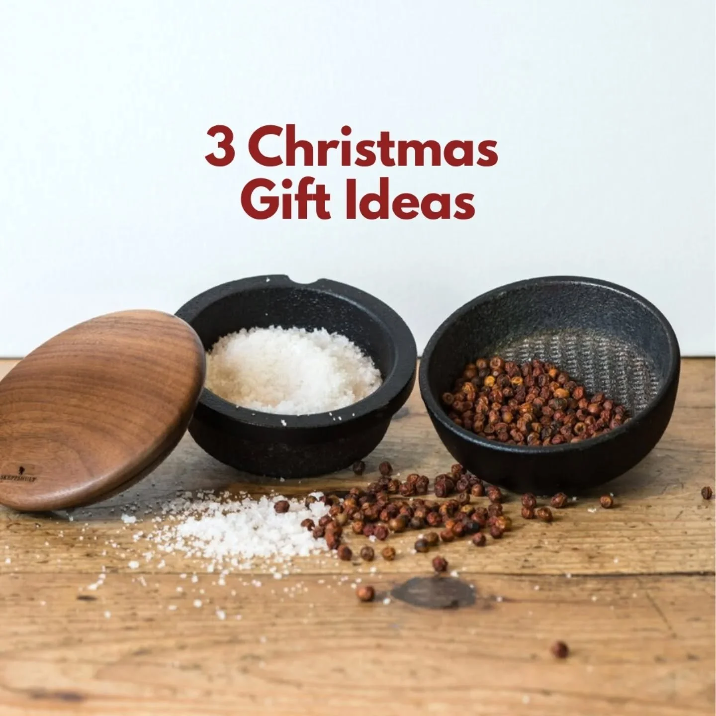 Looking for Christmas Gifts... we sell Skeppshult Cast Iron Swing Spice Mills and our Single Origin Spices to go with them!

Use the Spice Mill for pepper or spices and up your cooking game.

Our Winter Spice Collection contains Sweet Allspice Berrie
