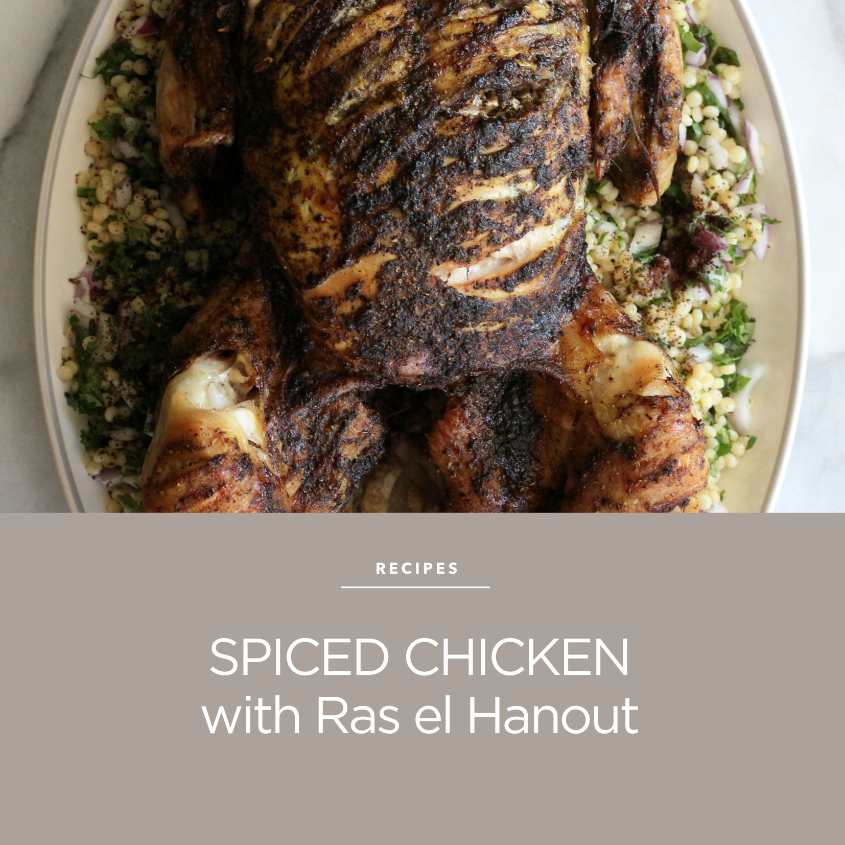 Spiced Chicken with Ras el Hanout