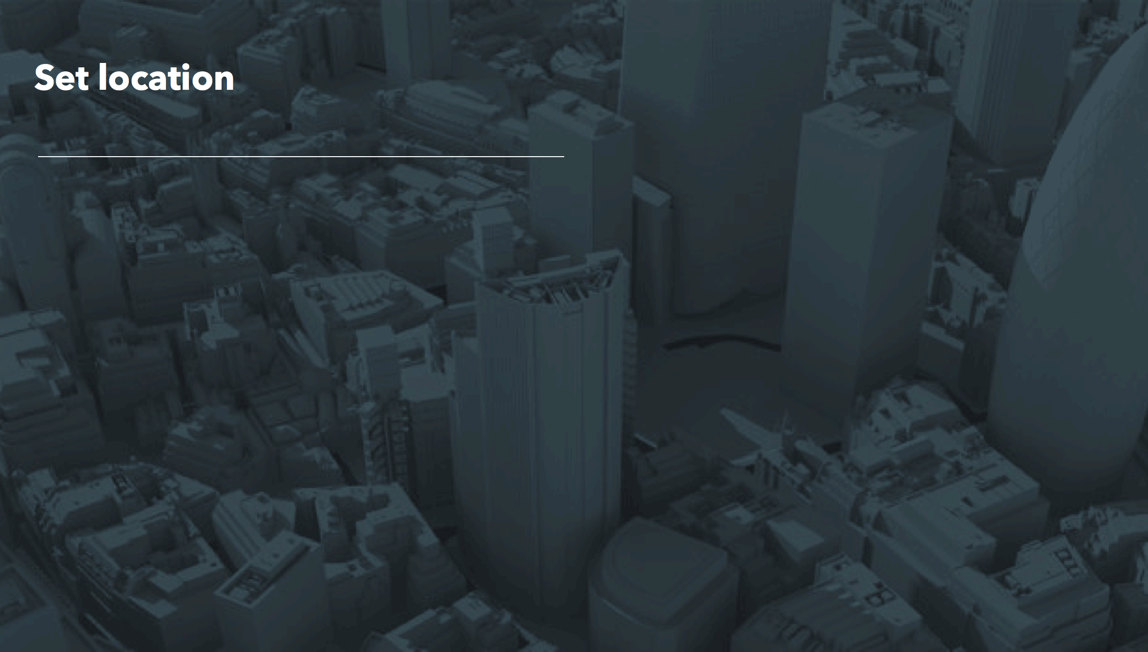 Iteration progression for location search.